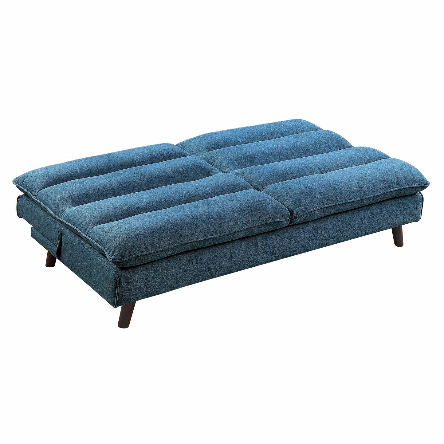 Homelegance Mackay Futton in Textured Blue Fabric 9560BU-3CL