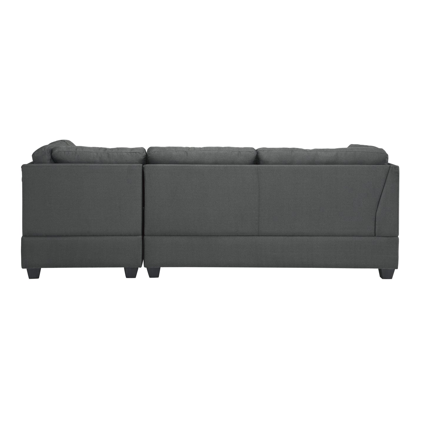 Homelegance Dasha Dark Gray Sectional Sofa with Right Chaise 9566DG-SC