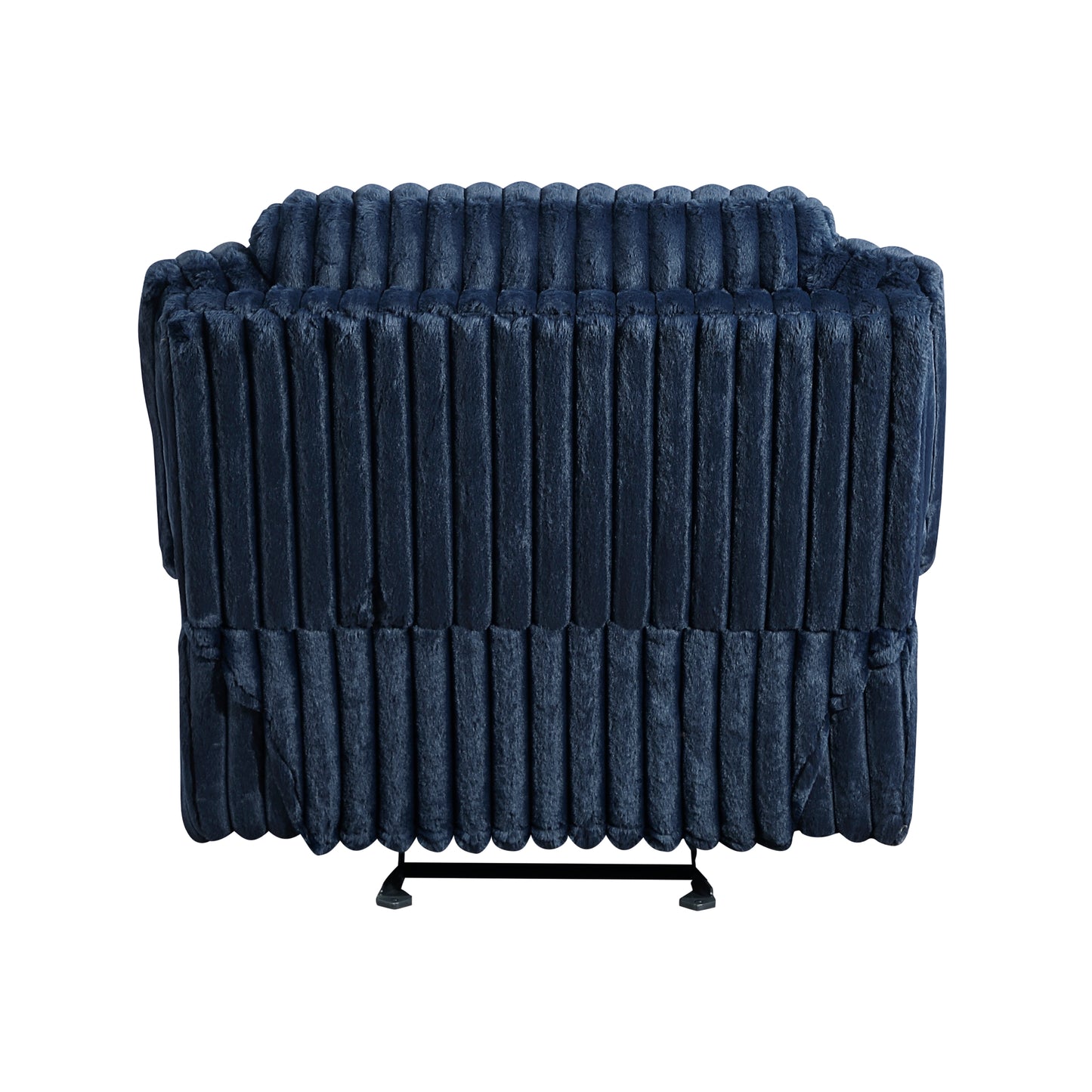 Homelegance Glider Recliner Chair in Blue Fabric 9577BU-1