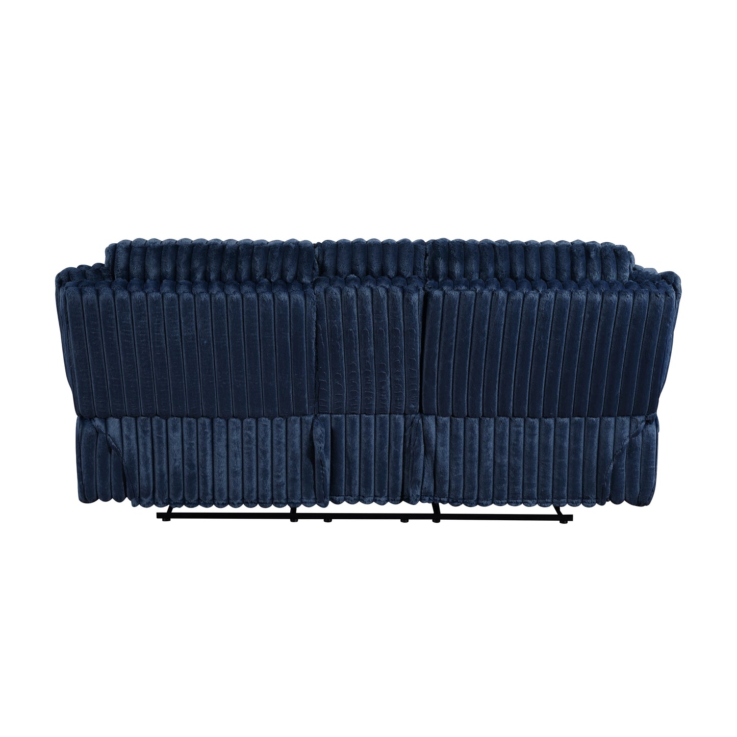 Homelegance Loveseat Reclining in Blue Fabric 9577BU-2