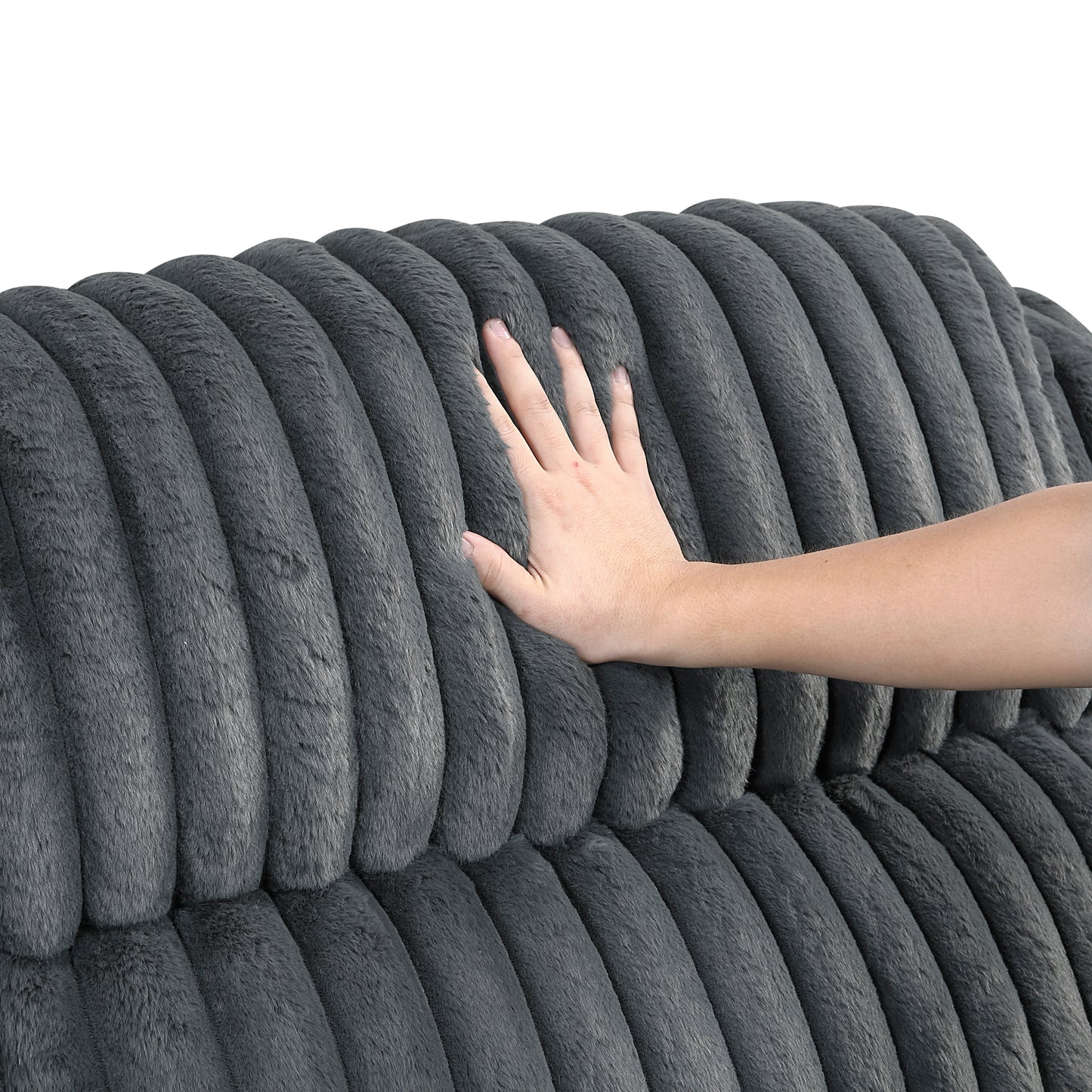 Homelegance Loveseat Reclining in Dark Gray 9577DG-2