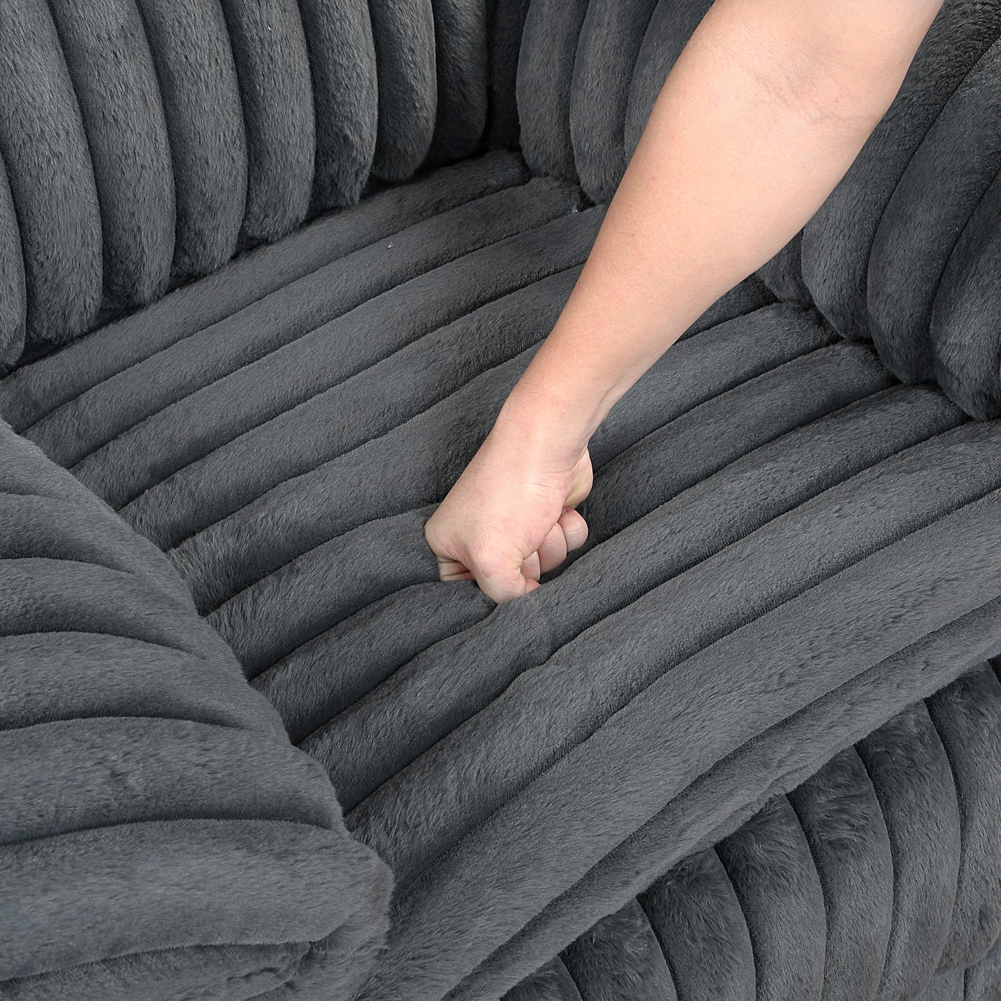 Homelegance Loveseat Reclining in Dark Gray 9577DG-2