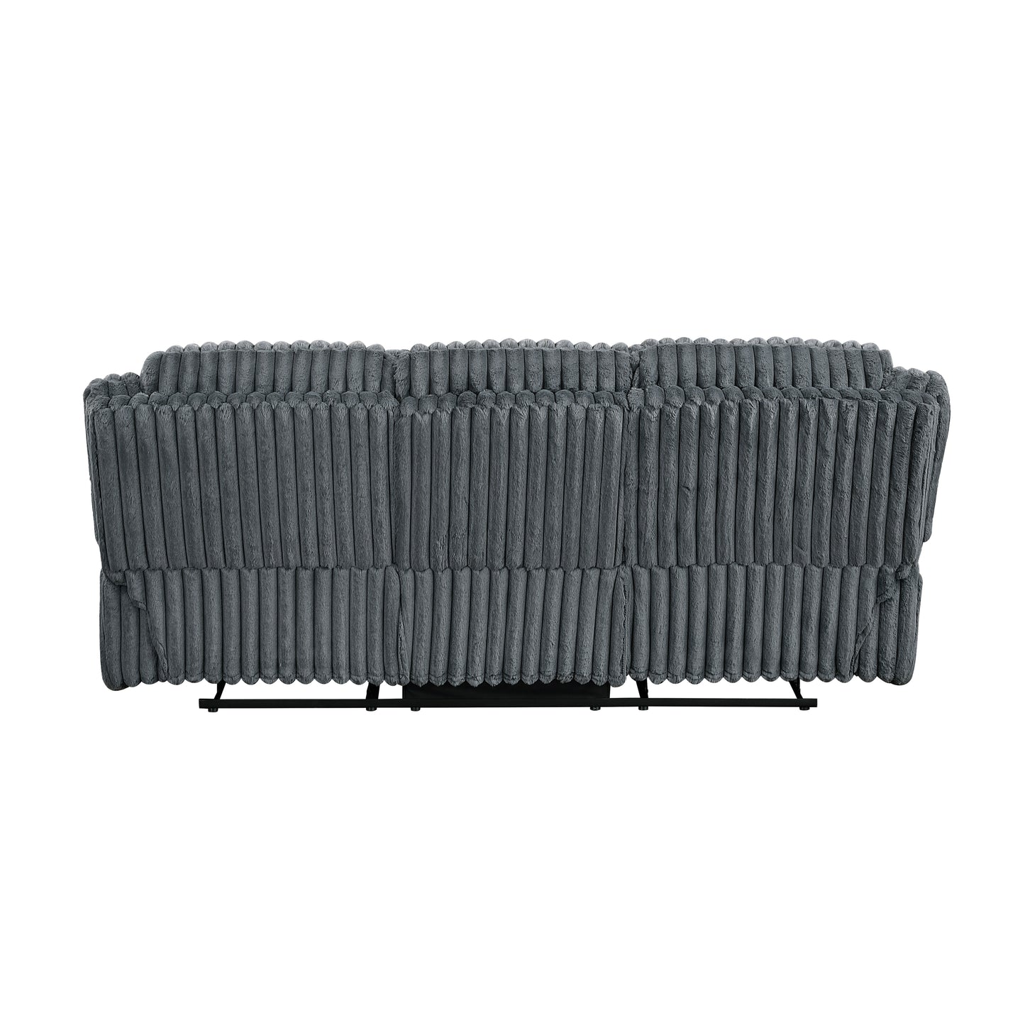 Homelegance Reclining Sofa in Gray Fabric 9577DG-3