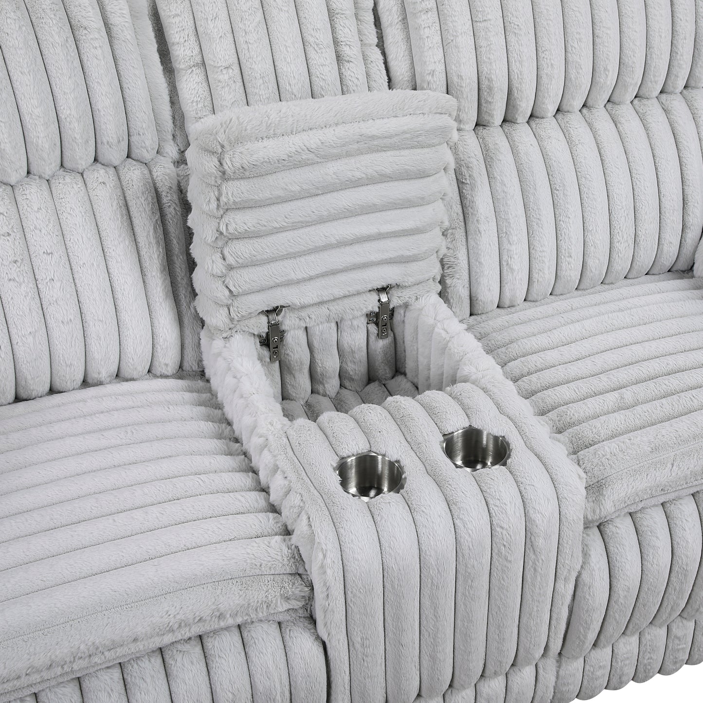 Homelegance Loveseat Reclining Gray 9577GY-2
