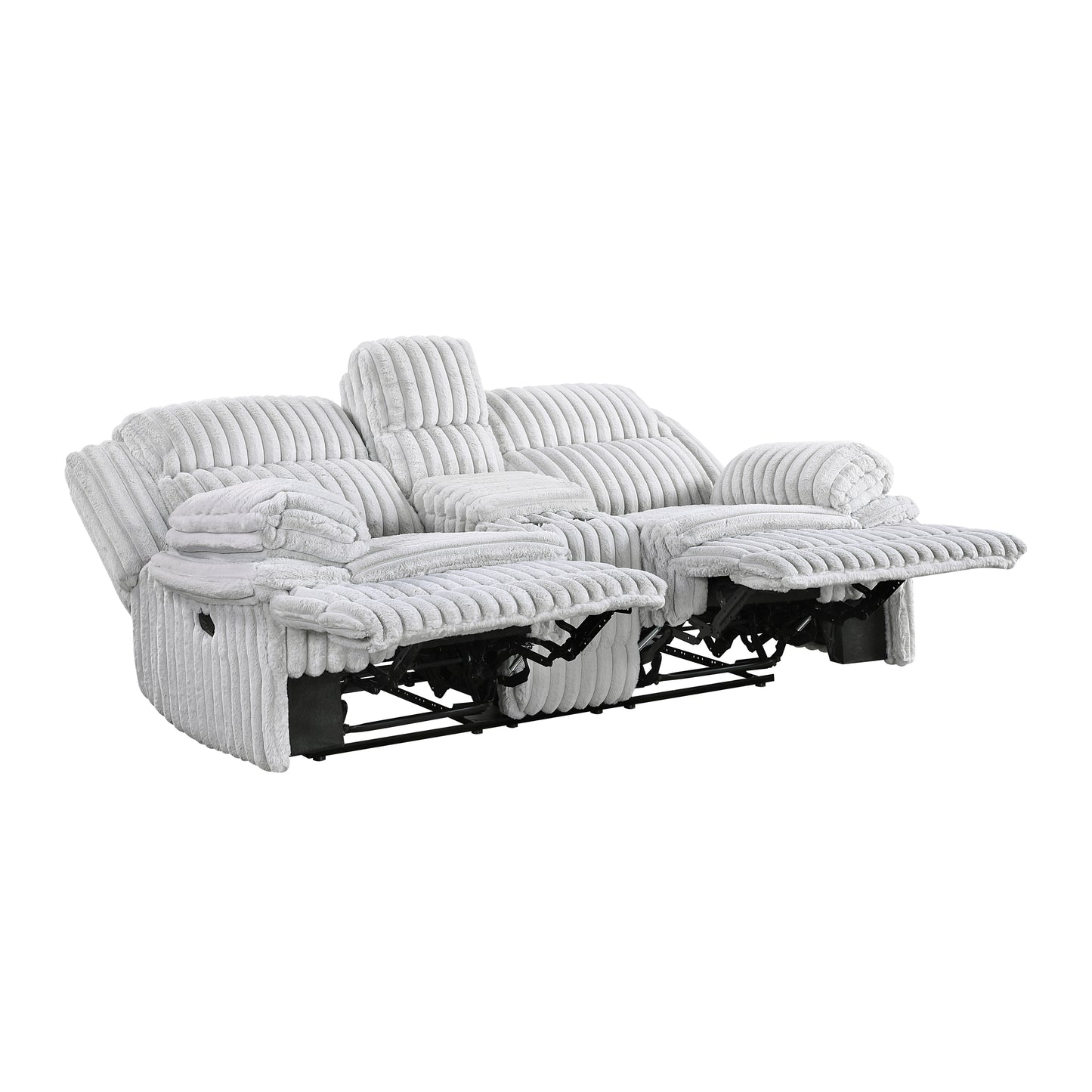 Homelegance Loveseat Reclining Gray 9577GY-2