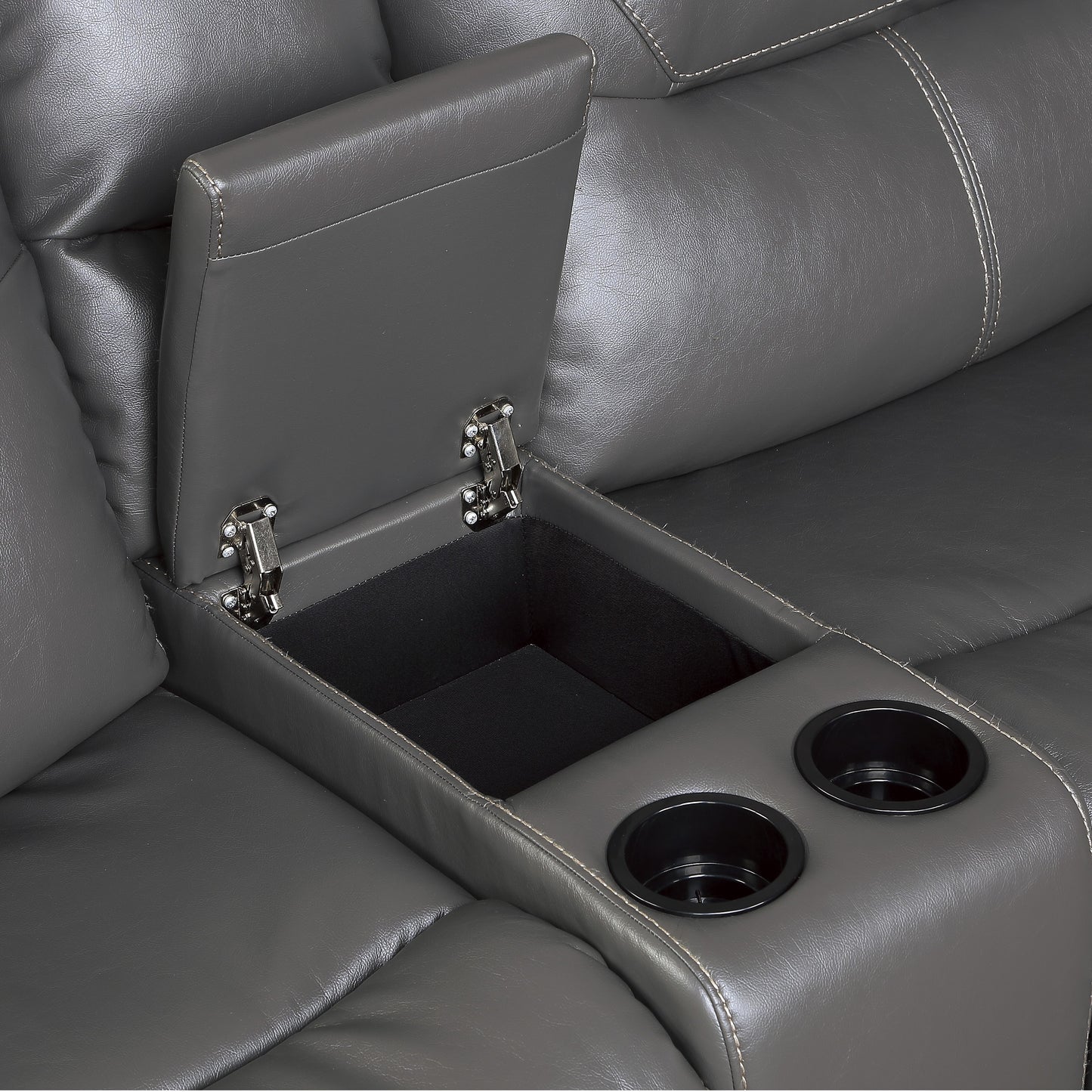 Homelegance Dyersburg Sectional Sofa in Gray 9579GRY-6LCRRPW