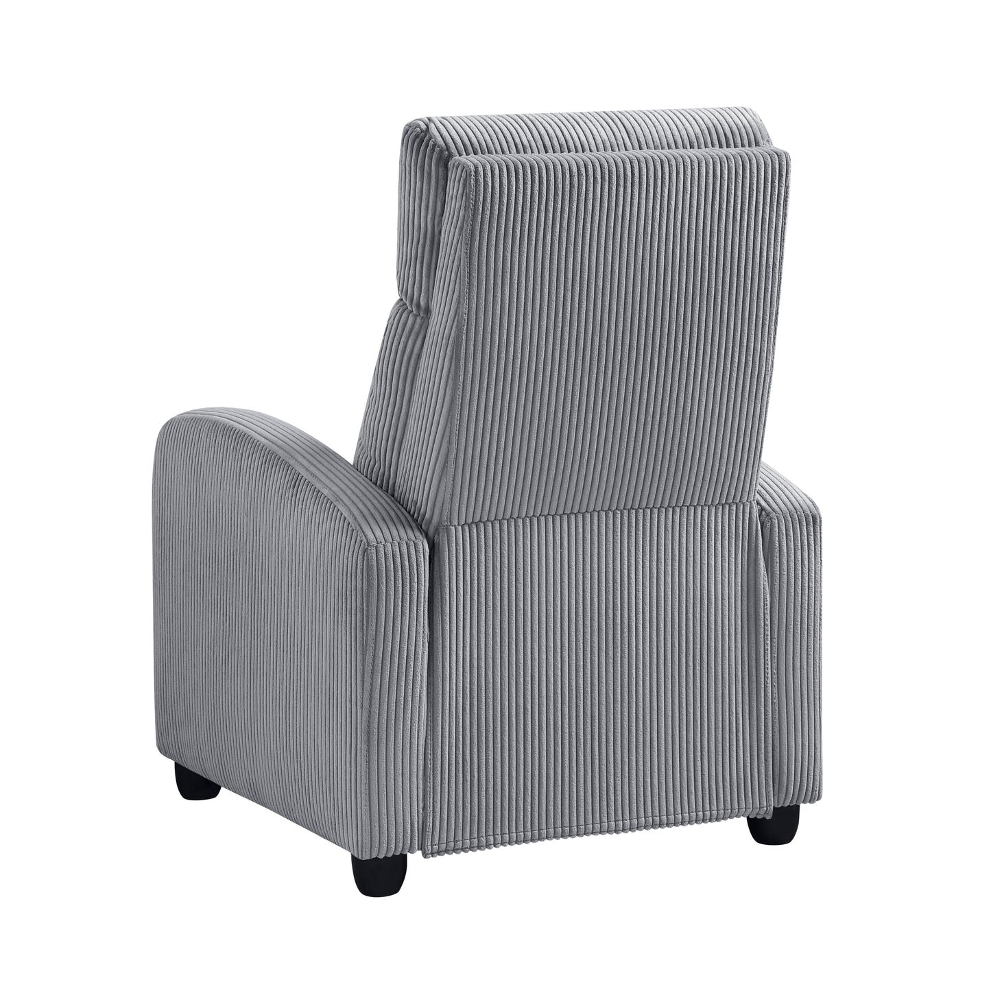 Homelegance Maye Reclining Chair in Dark Gray Corduroy 9588DGY-1PB