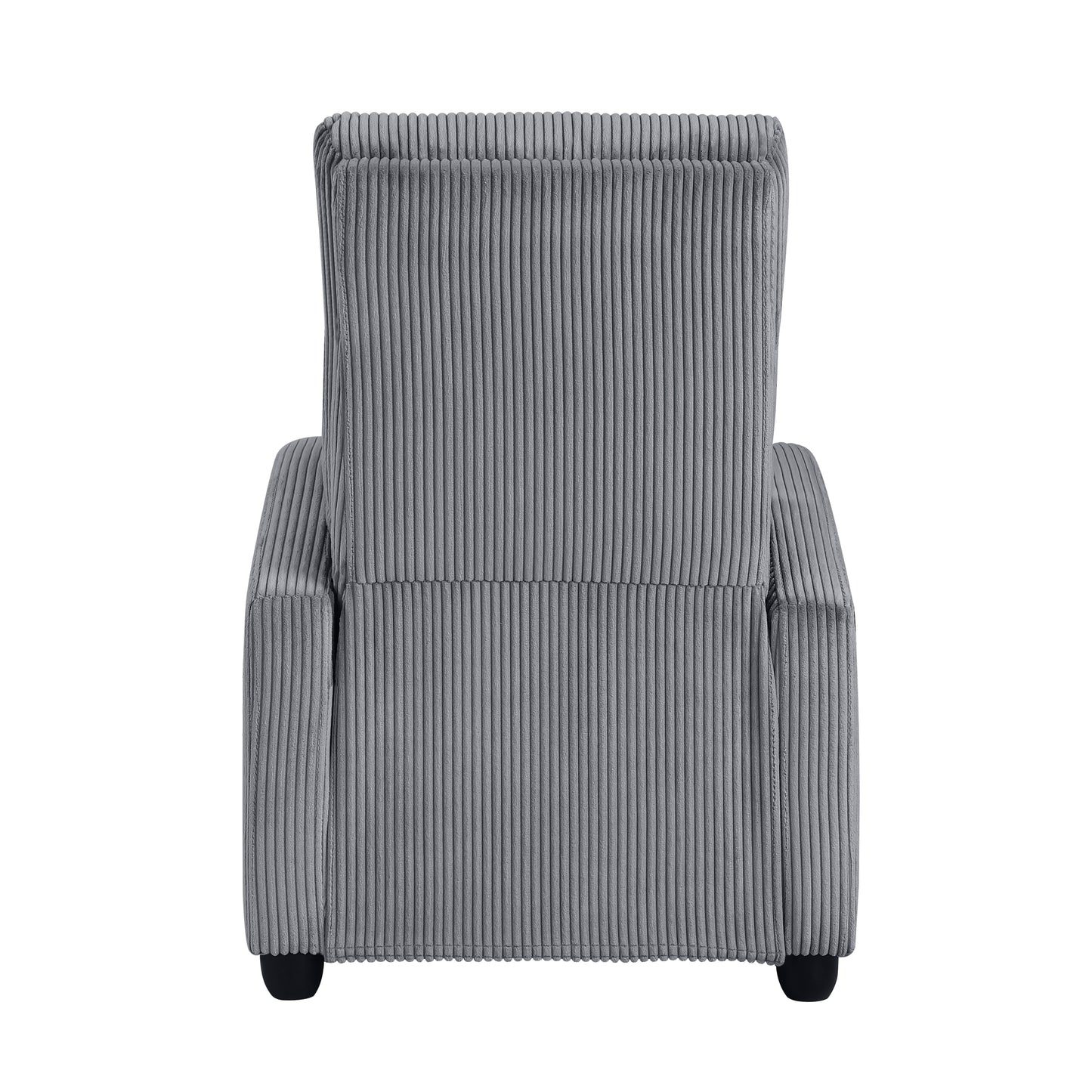 Homelegance Maye Reclining Chair in Dark Gray Corduroy 9588DGY-1PB