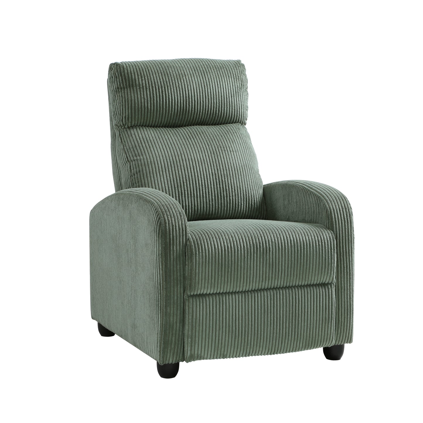 Homelegance Maye Reclining Chair in Green Corduroy 9588GRN-1PB