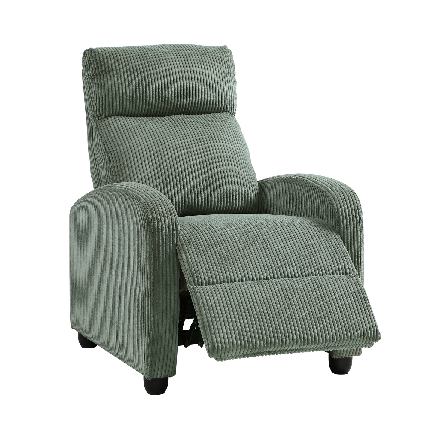 Homelegance Maye Reclining Chair in Green Corduroy 9588GRN-1PB