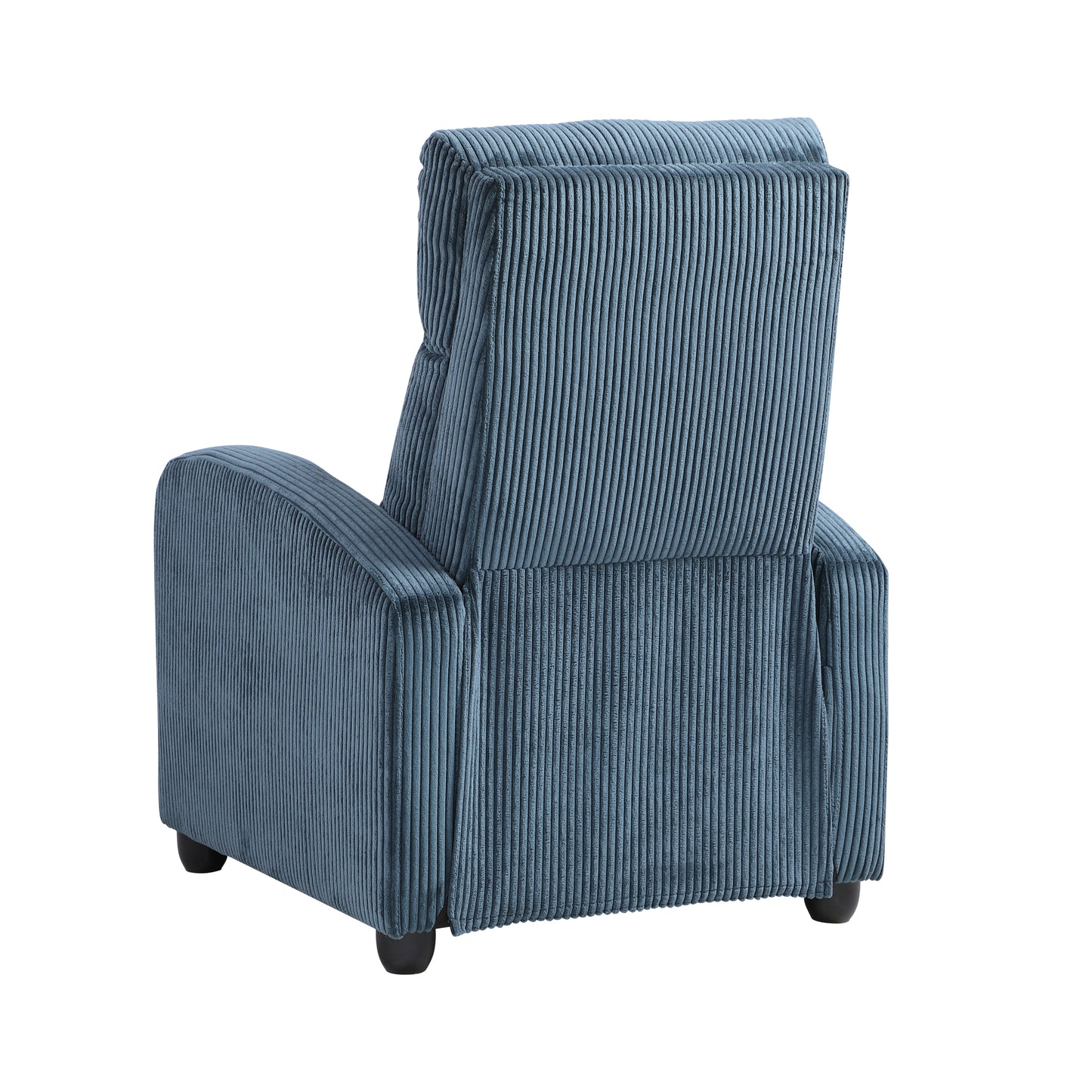 Homelegance Maye Reclining Chair in Midnight Blue Corduroy 9588MDN-1PB