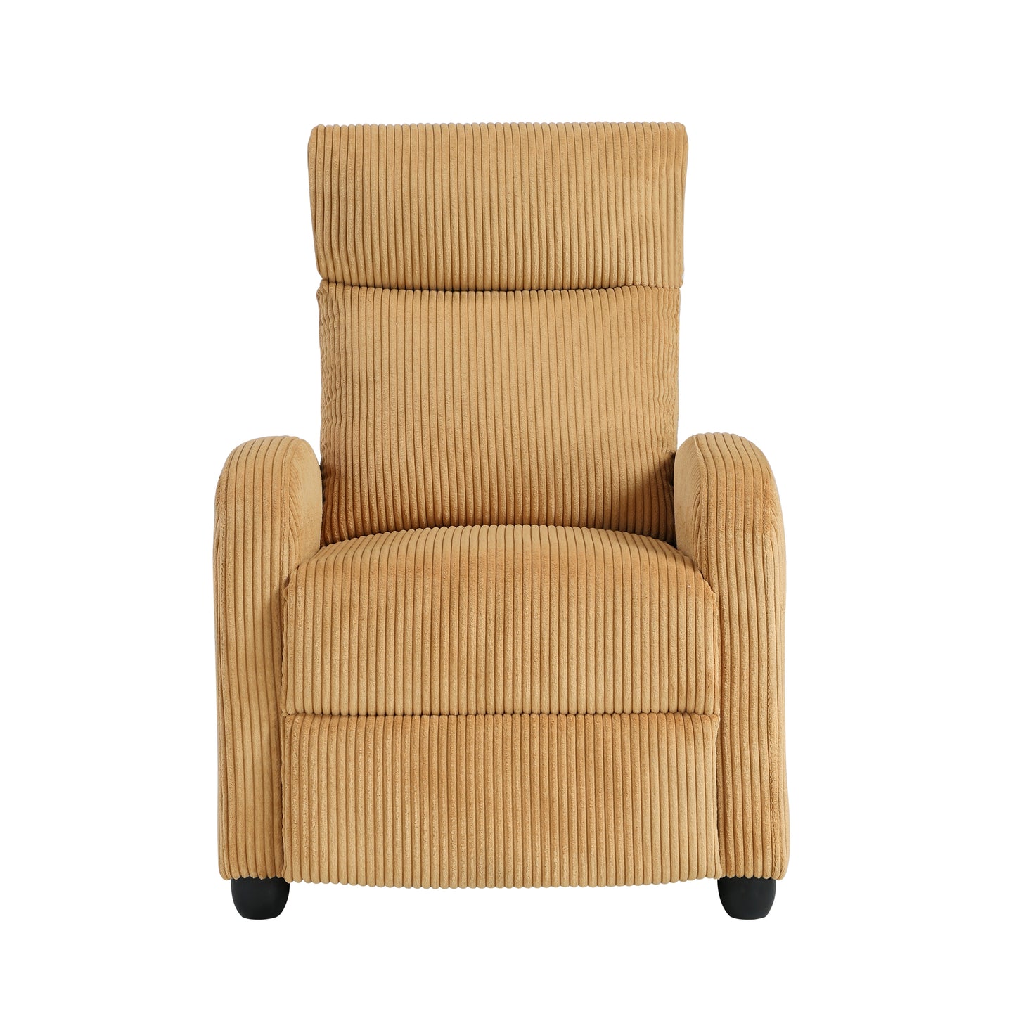 Homelegance Maye Reclining Chair in Yellow Corduroy 9588YLW-1PB