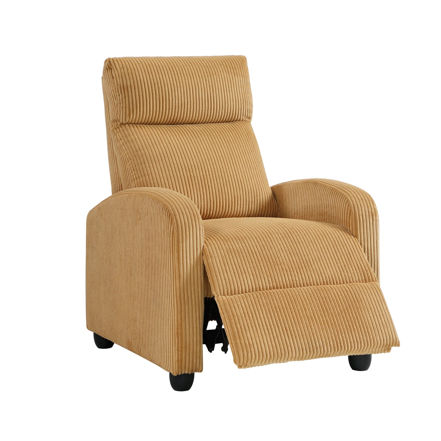 Homelegance Maye Reclining Chair in Yellow Corduroy 9588YLW-1PB