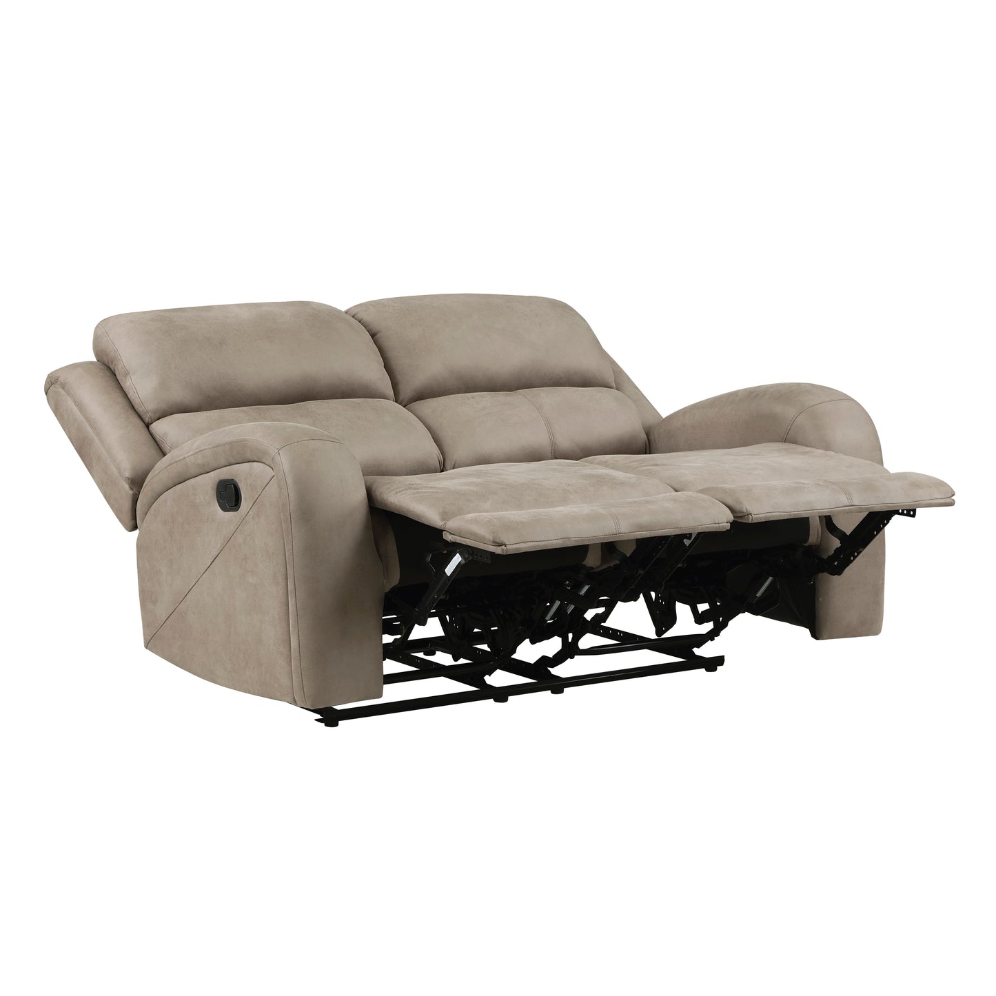 Homelegance Pagosa Brown Reclining Loveseat 9601BR-2