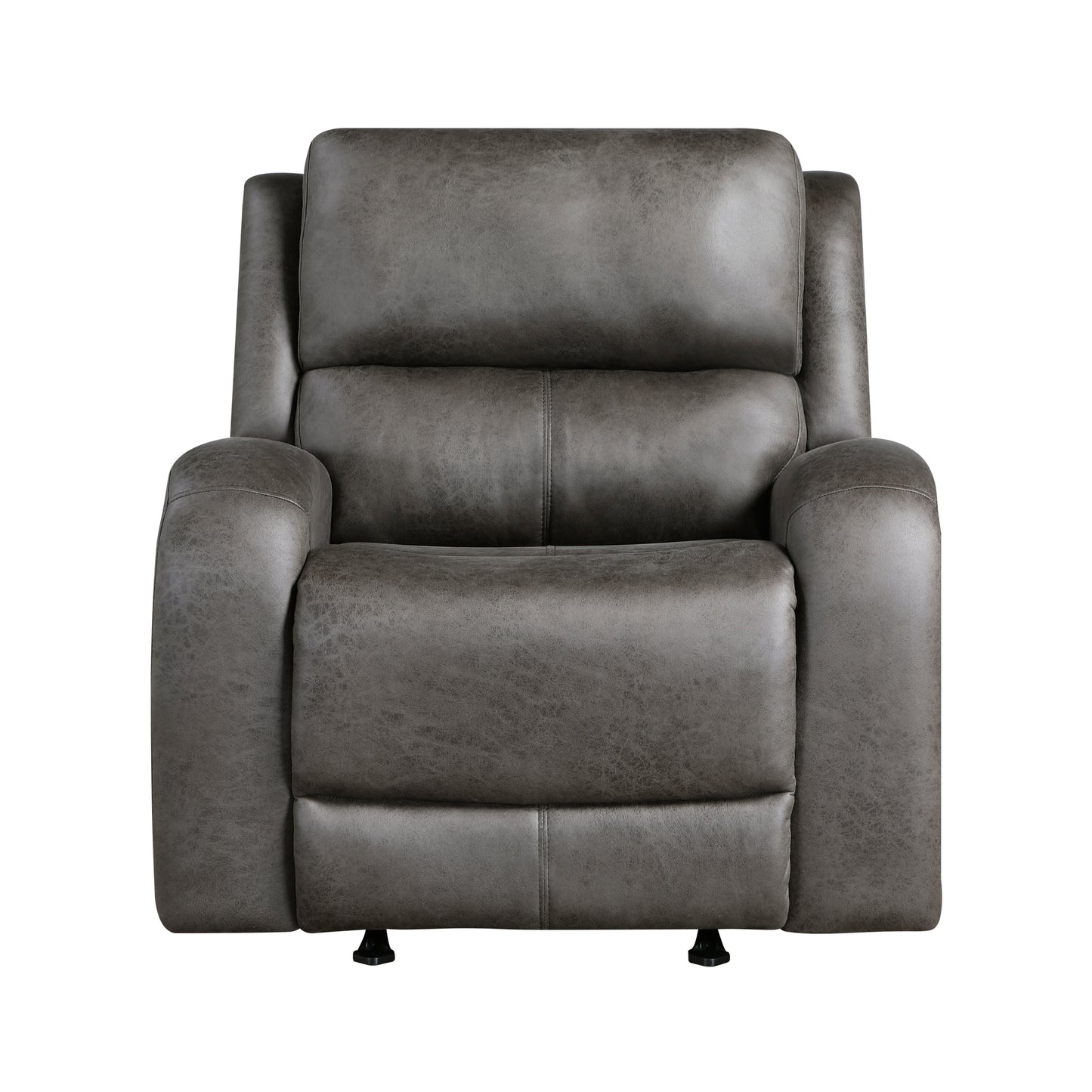 Homelegance Accent Rocker Reclining Chair in Gray Fabric 9601GY-1