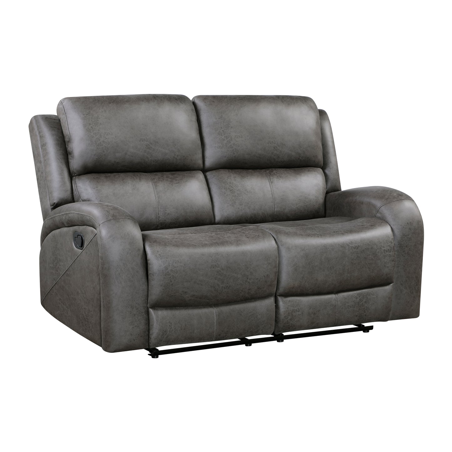 Homelegance Loveseat Reclining in Gray Fabric 9601GY-2