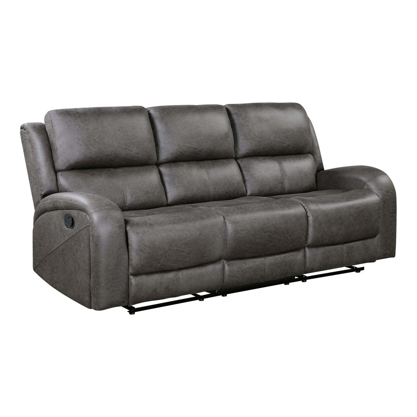 Homelegance Sofas Double Reclining Sectional Sofa Gray 9601GY-3