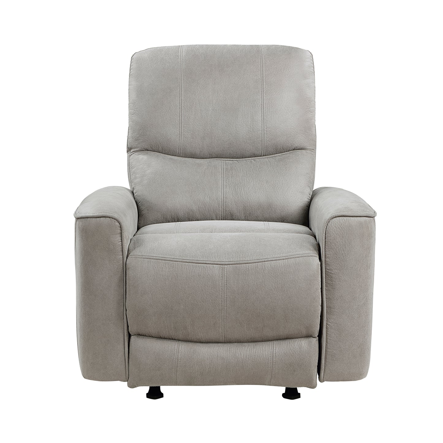 Homelegance Ouray Reclining Chair Gray Rocker Recliner 9602GY-1