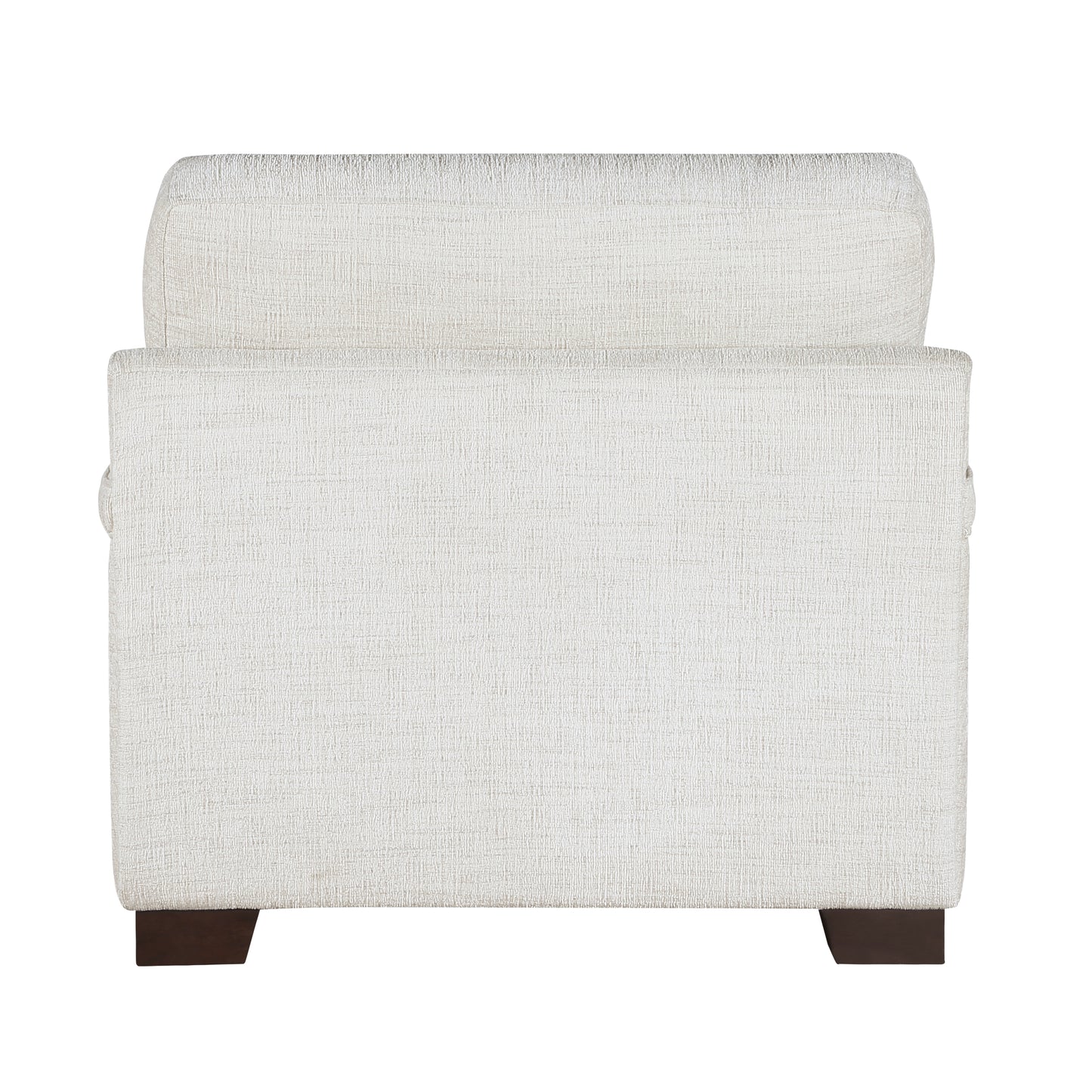 Homelegance Orson Accent Chair in Cream Chenille with Solid Wood Legs 9603CR-1