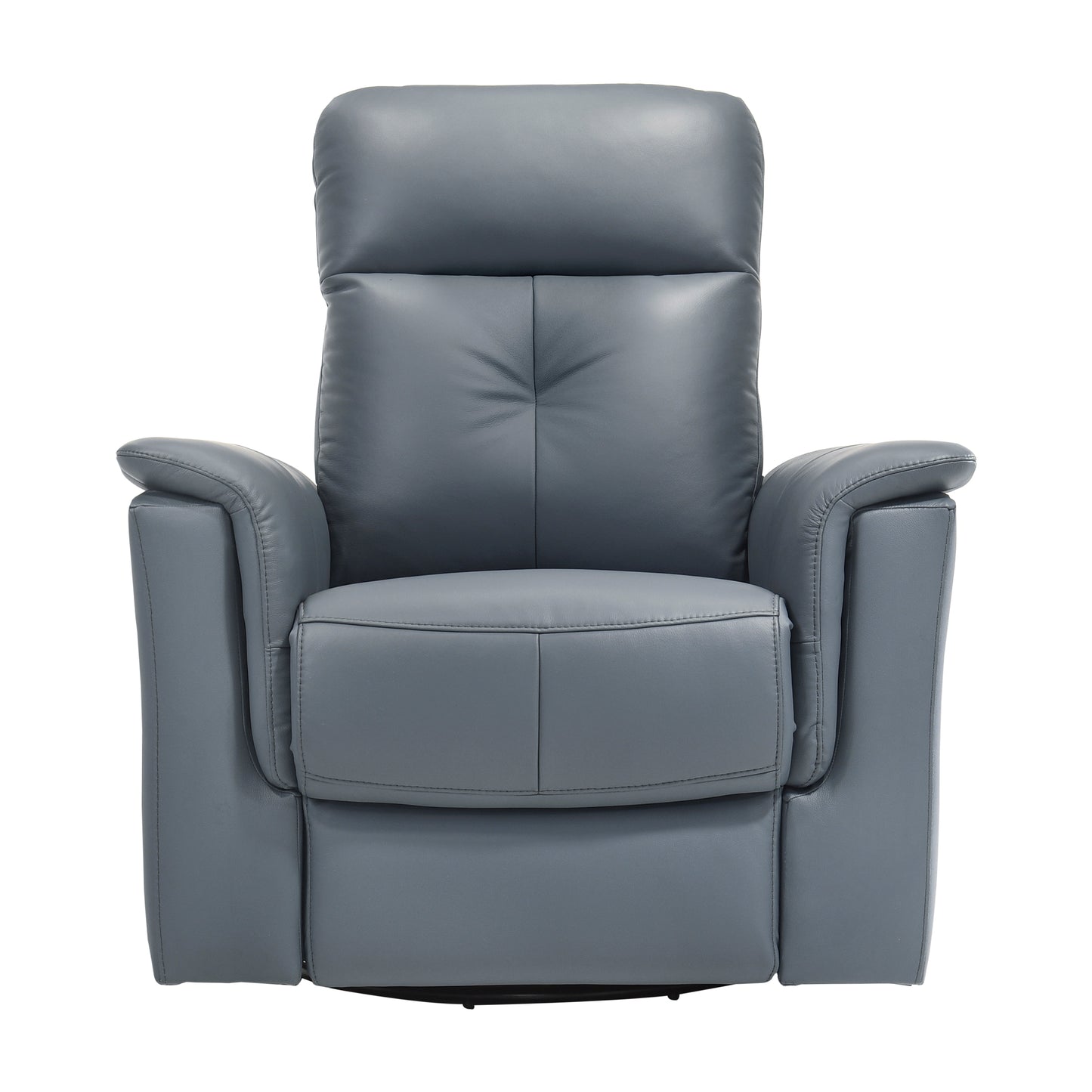 Homelegance Bristow Swivel Glider Reclining Chair in Blue Gray 9620BGY-1