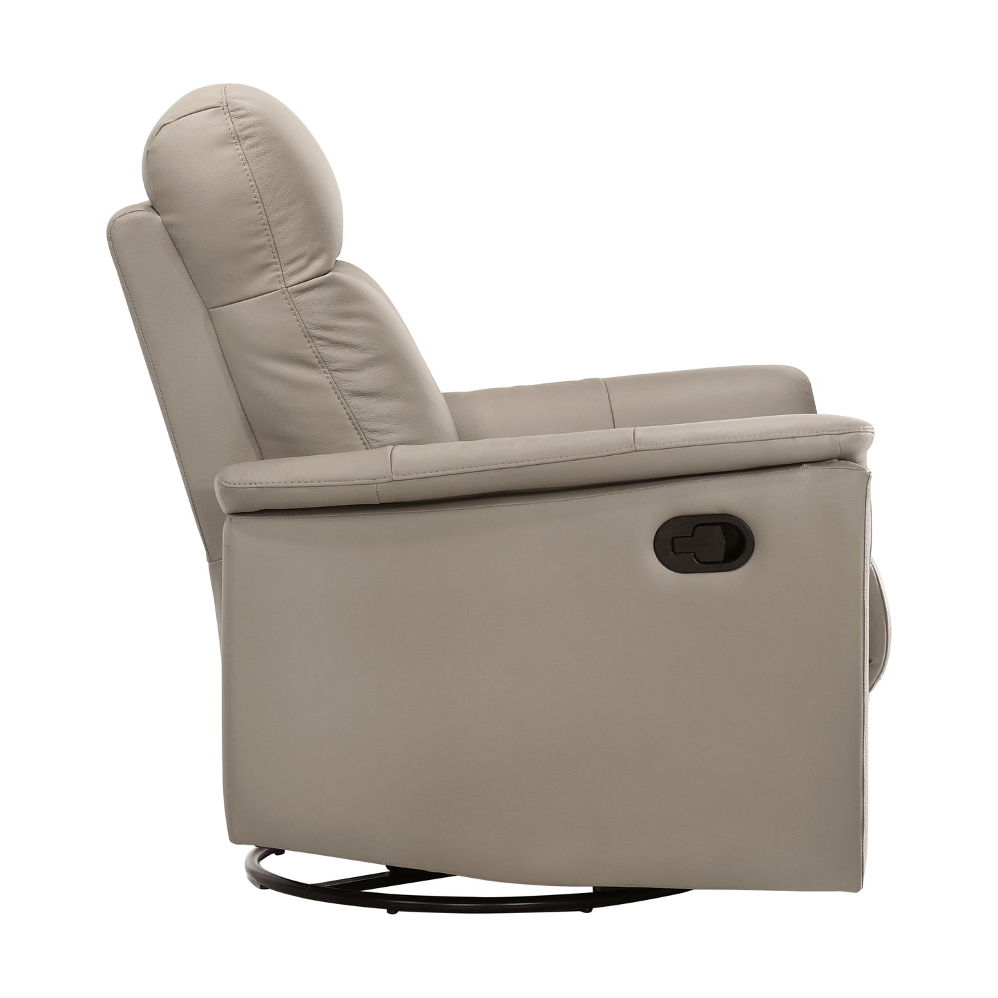 Homelegance Bristow Reclining Chair Swivel Glider in Latte 9620LTE-1