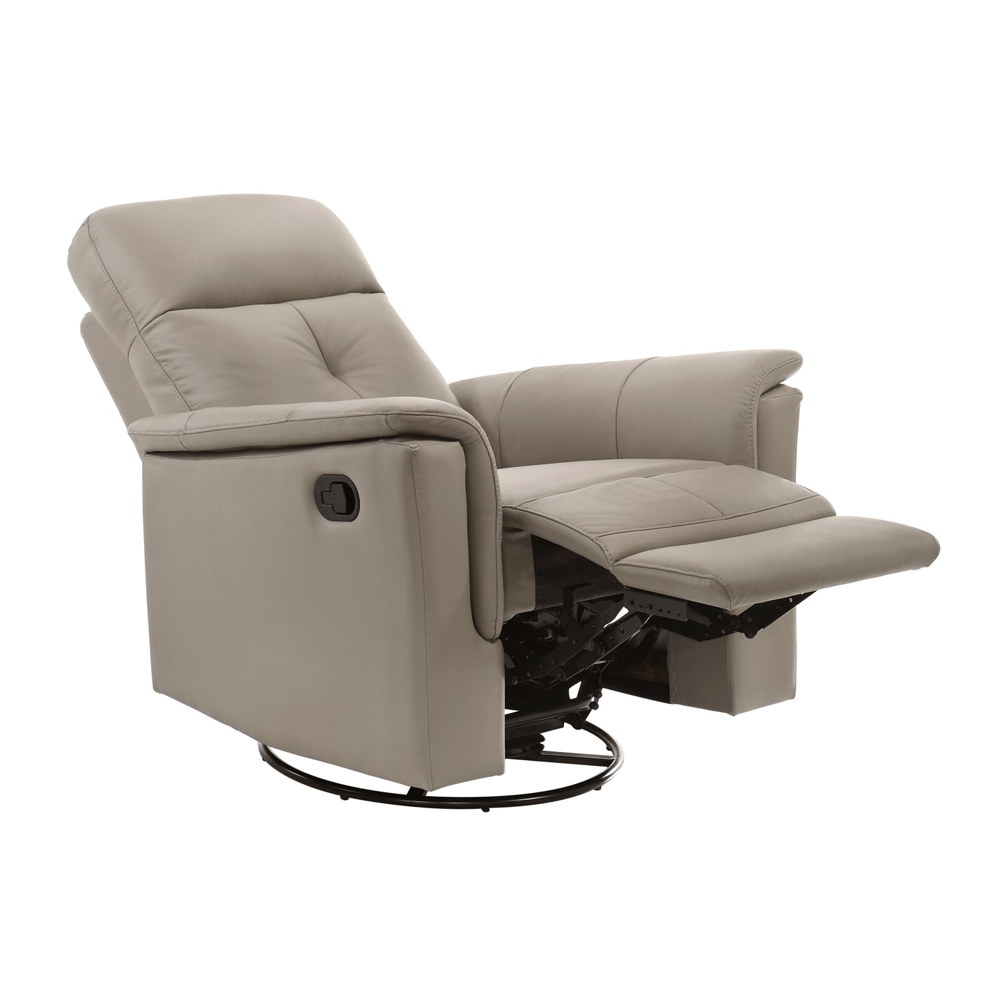 Homelegance Bristow Reclining Chair Swivel Glider in Latte 9620LTE-1
