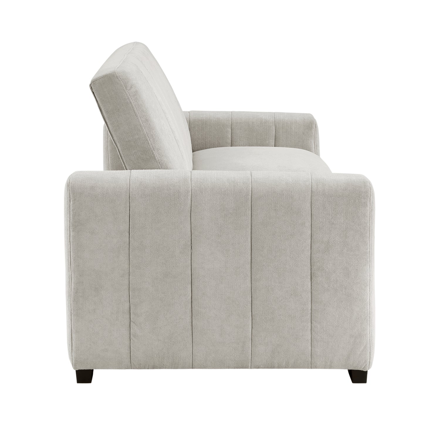 Homelegance Michah Sectional Sofa Light Gray Convertible Sleeper 9622LG-3CL