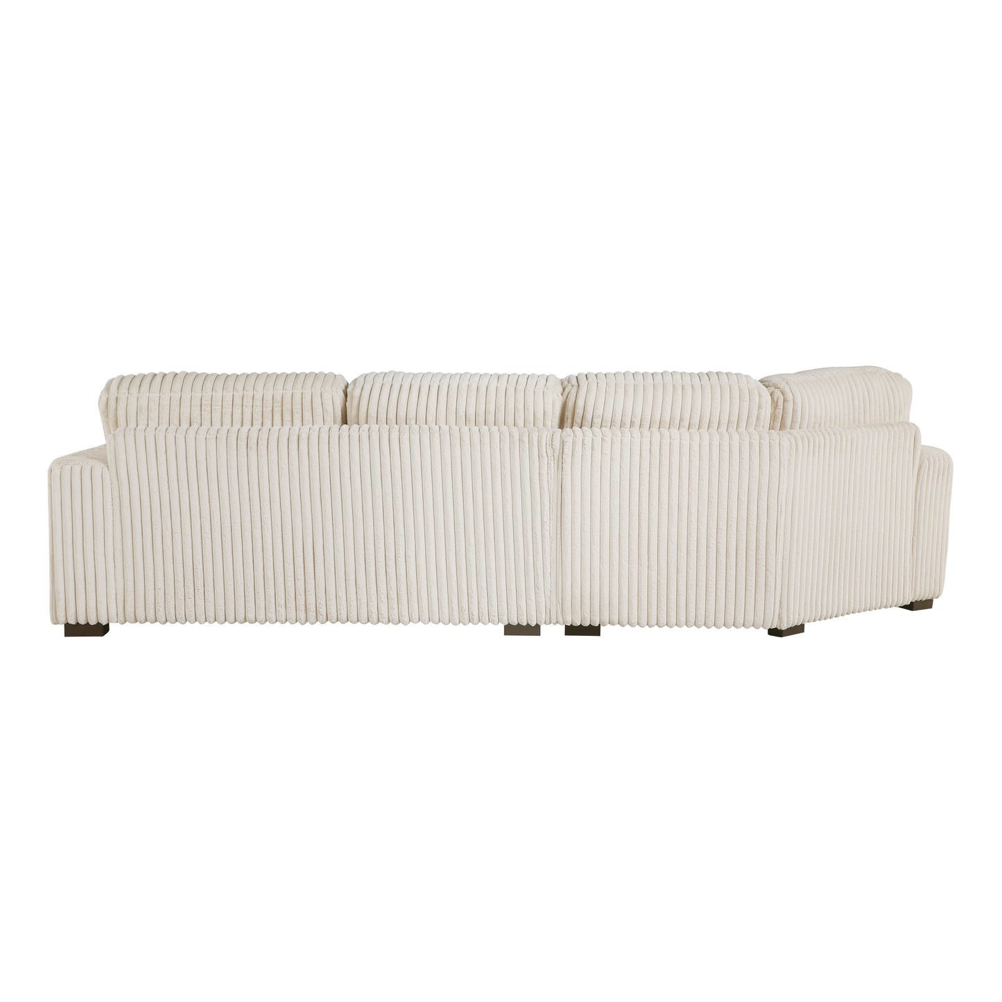 Homelegance 2-Piece Beige Sectional Sofa with Left Cuddler 9623BE-2LU2R