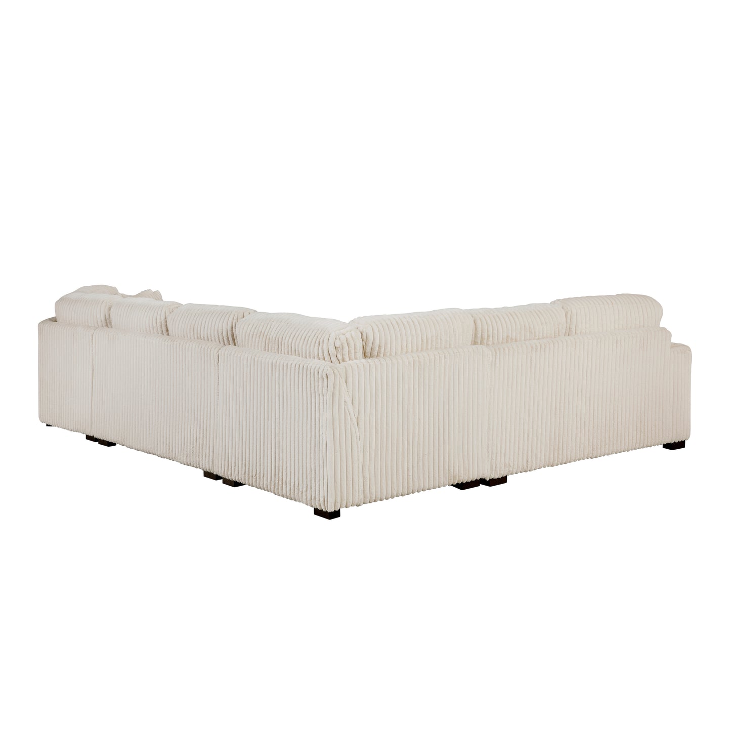 Homelegance Sectional Sofa in Beige Fabric 9623BE-42LRU
