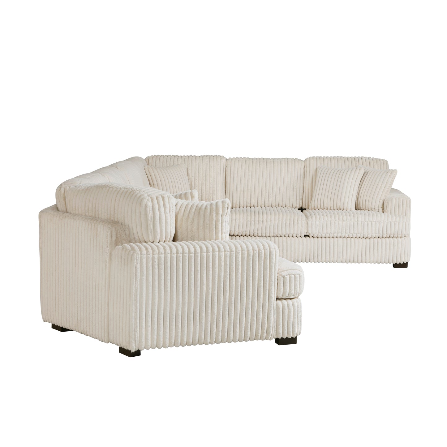 Homelegance Sectional Sofa in Elegant Beige 9623BE-4LU2R