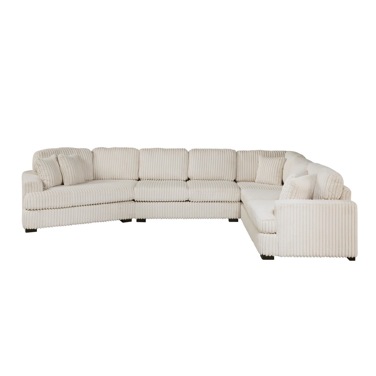 Homelegance Sectional Sofa in Elegant Beige 9623BE-4LU2R