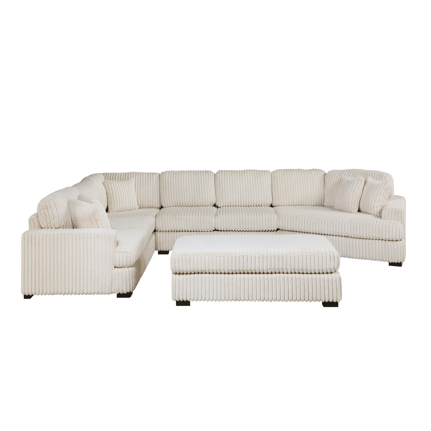 Homelegance Sectional Sofa in Beige 9623BE-52LRU for Stylish Living Spaces