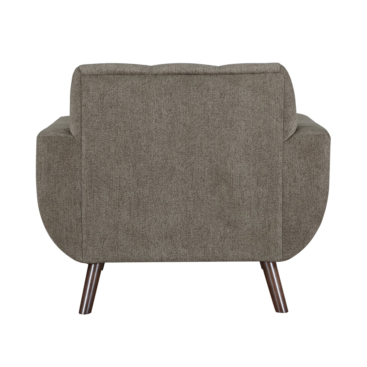 Homelegance Janne Accent Chair in Brown Textured Microfiber 9627CAF-1
