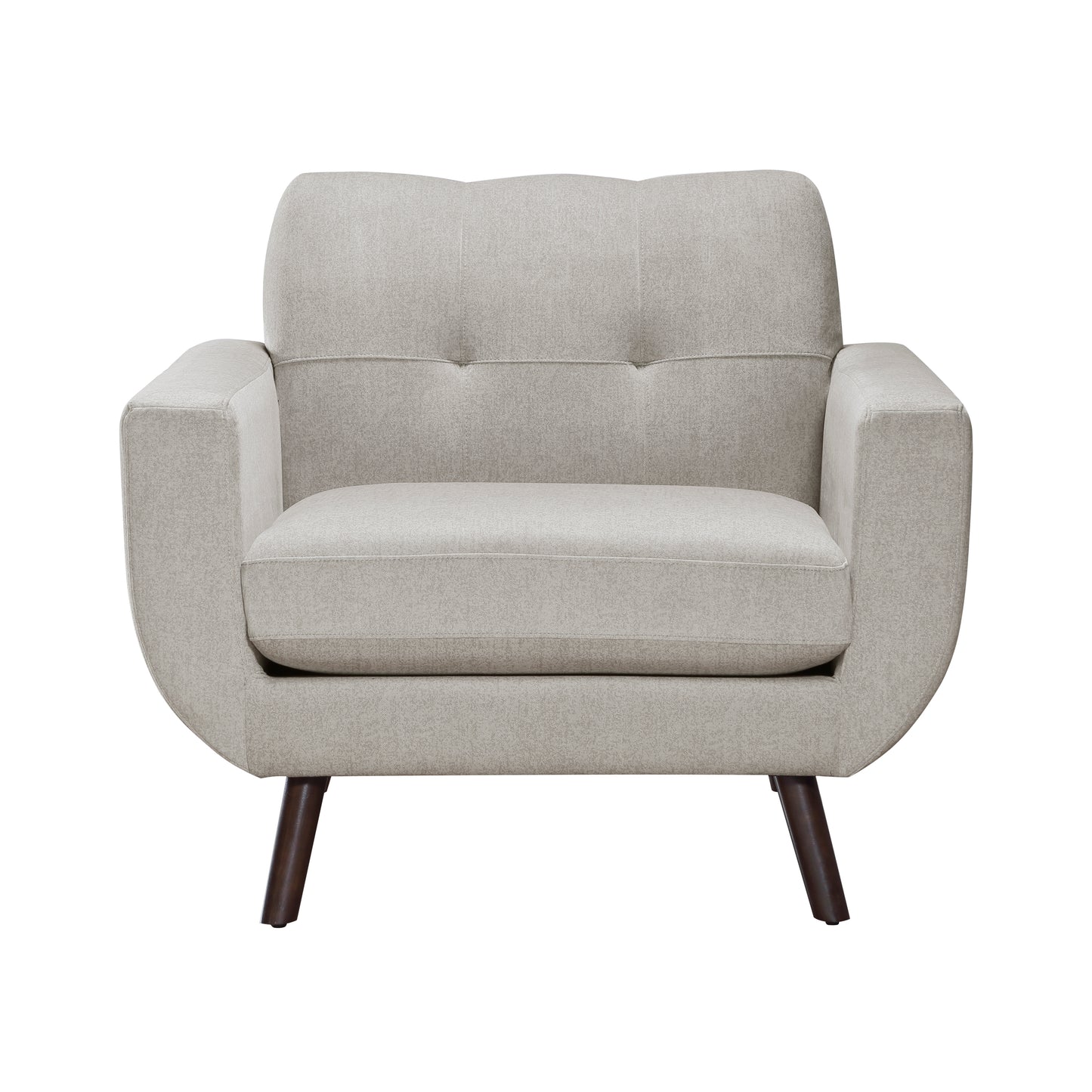 Homelegance Janne Accent Chair in Tan Textured Microfiber 9627TAN-1