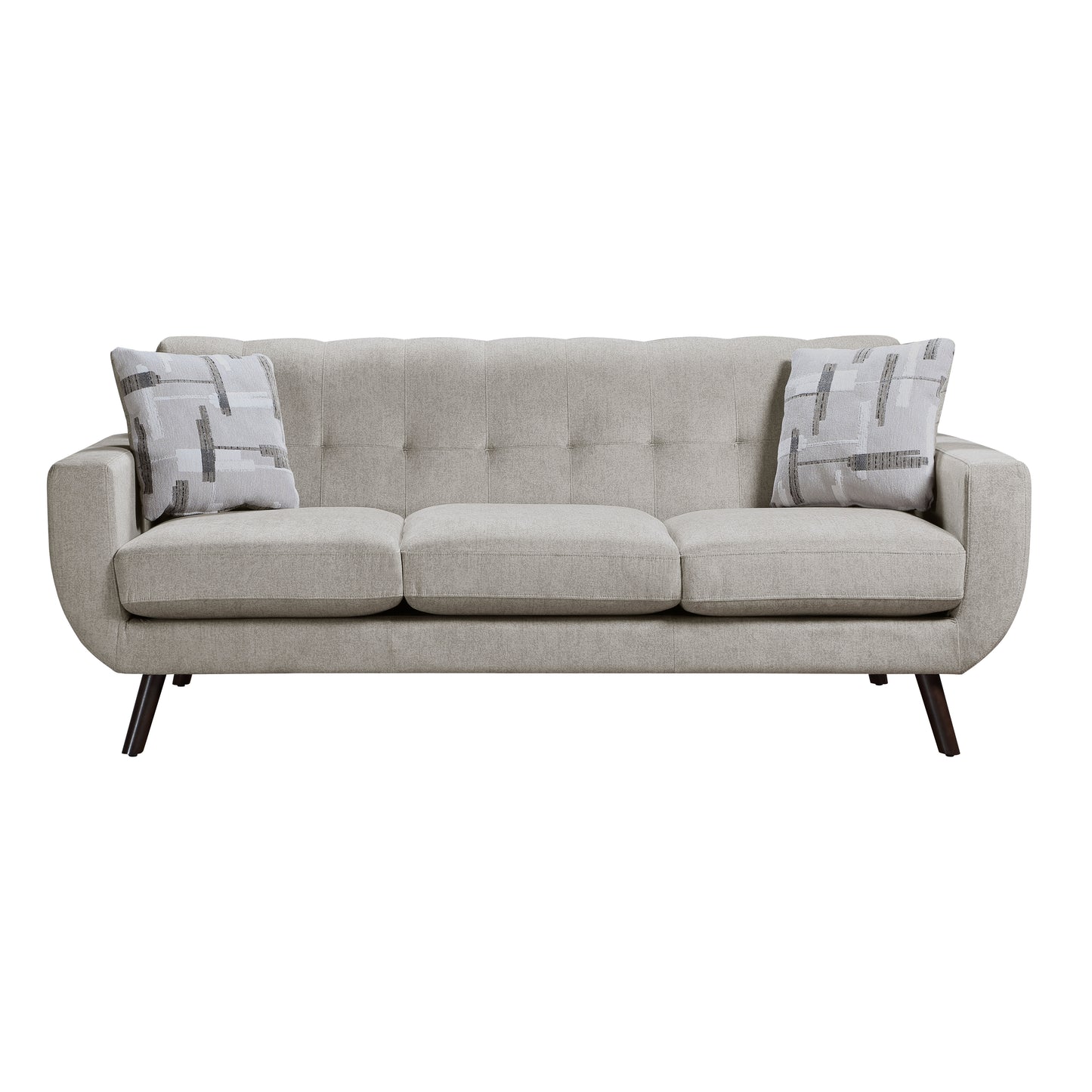Homelegance Janne Sectional Sofa Tan Textured Microfiber 9627TAN-3