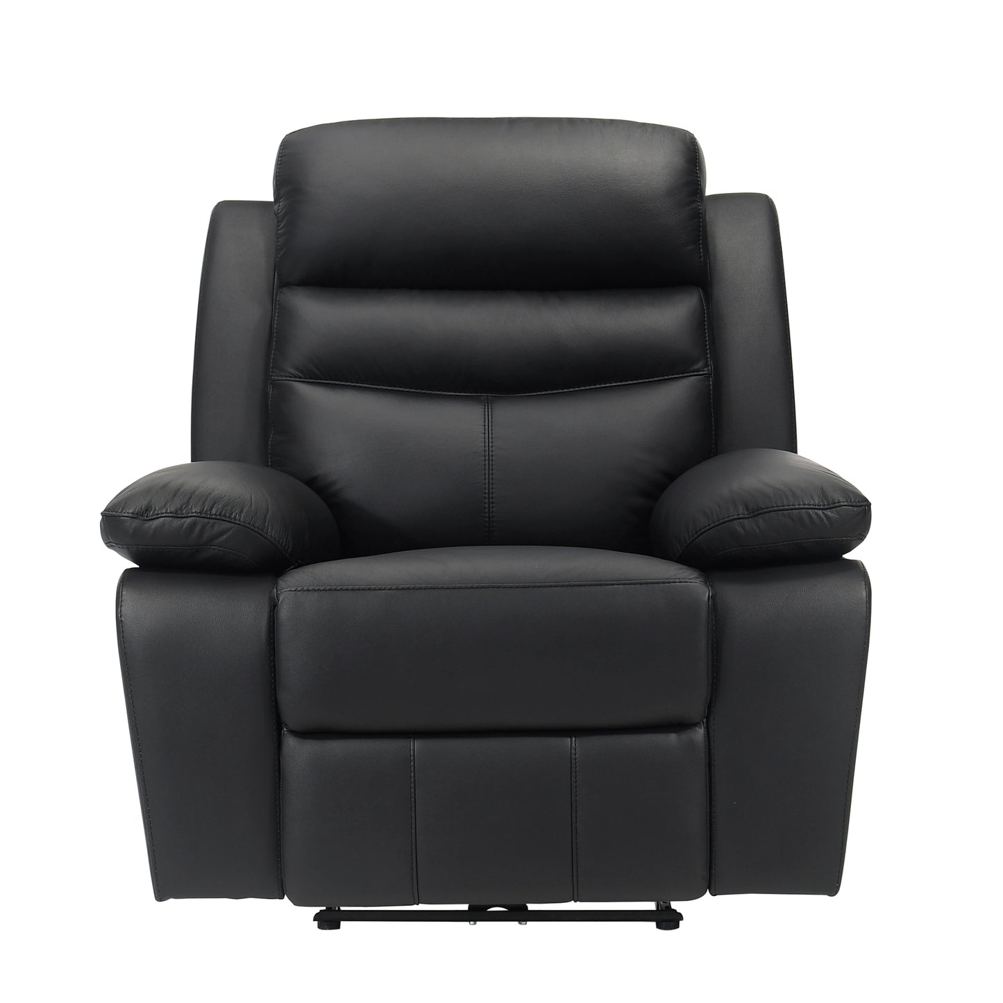 Homelegance Hancock Reclining Chair Power Recliner in Black 9628BLK-1PW