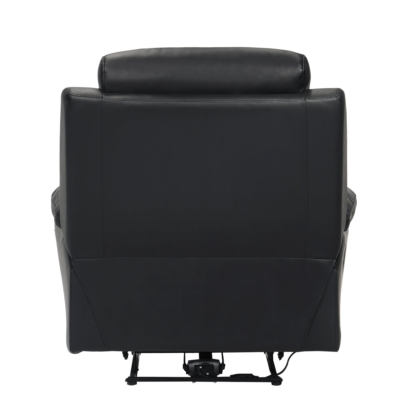 Homelegance Hancock Reclining Chair Power Recliner in Black 9628BLK-1PW