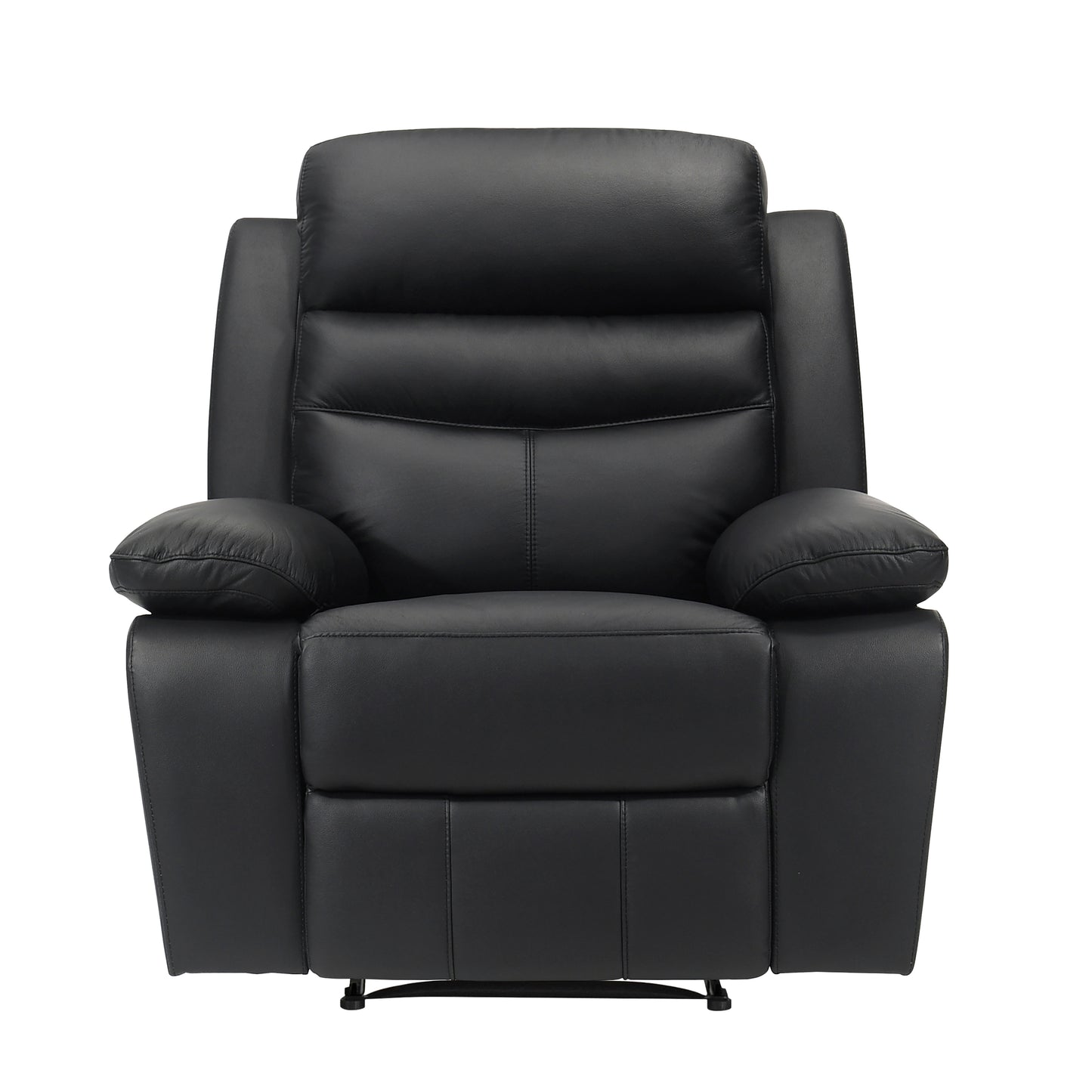 Homelegance Hancock Reclining Chair in Black 9628BLK-1 for Ultimate Comfort
