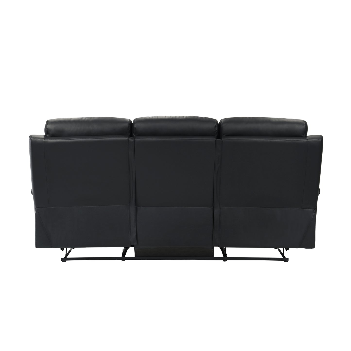 Homelegance Hancock Sectional Sofa Double Reclining Black 9628BLK-3