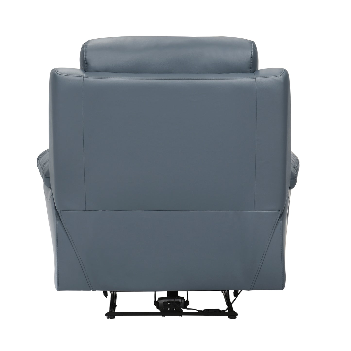 Homelegance Hancock Reclining Chair in Blue Top Grain Leather 9628BUE-1PW