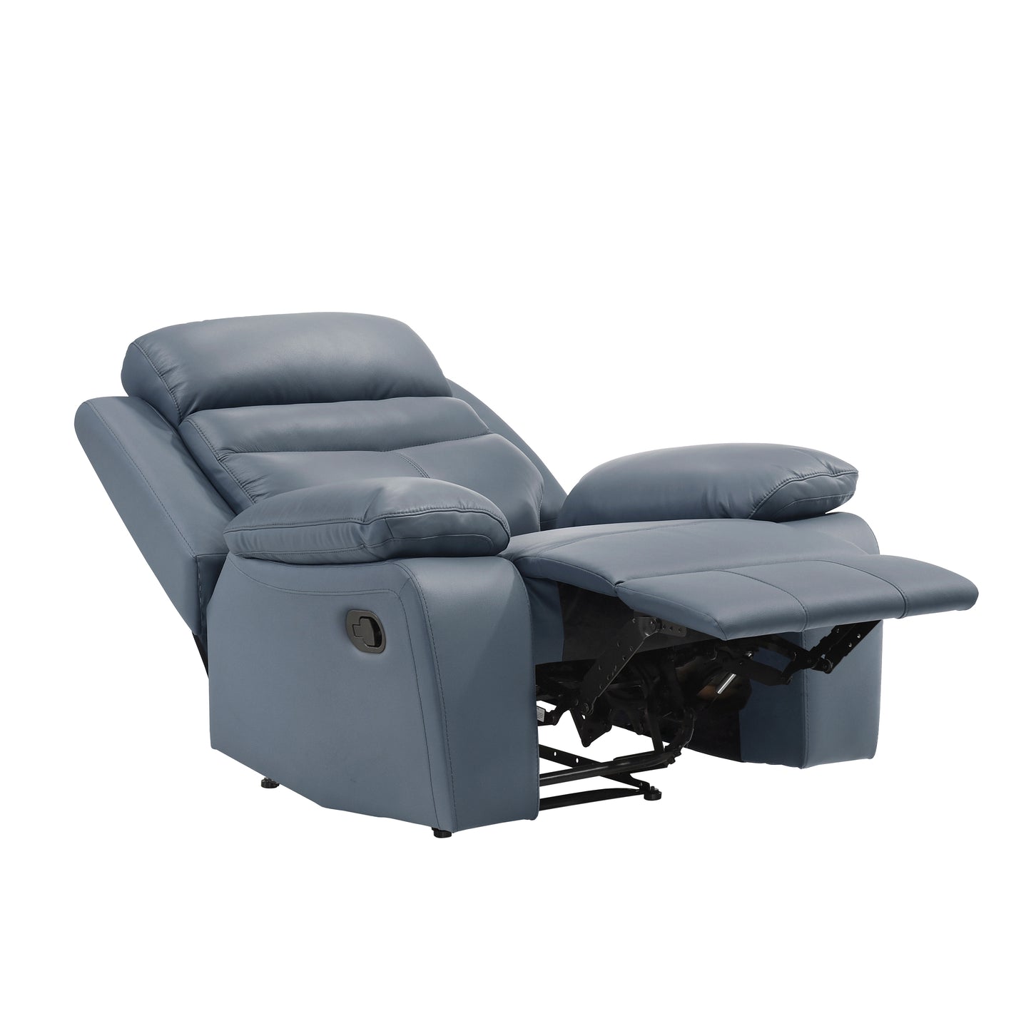 Homelegance Hancock Reclining Chair in Blue Fabric 9628BUE-1