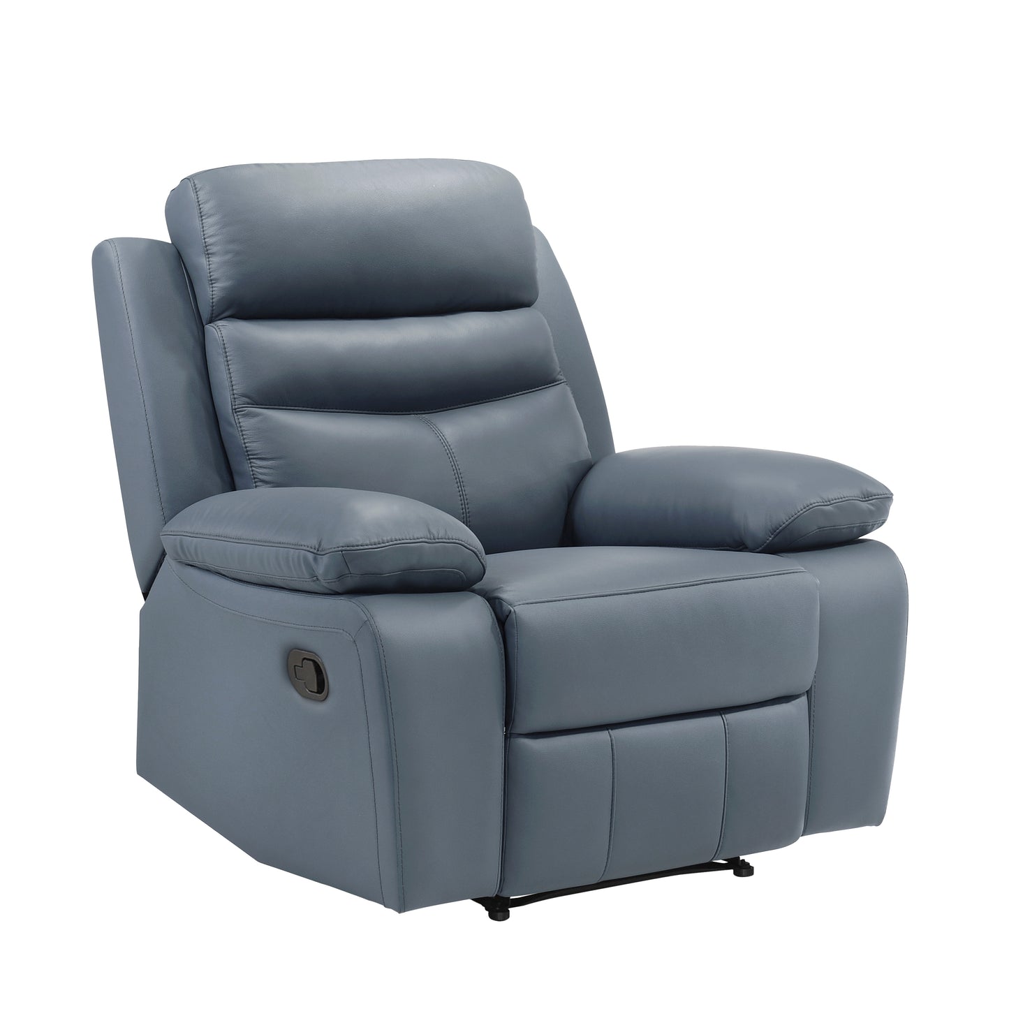 Homelegance Hancock Reclining Chair in Blue Fabric 9628BUE-1