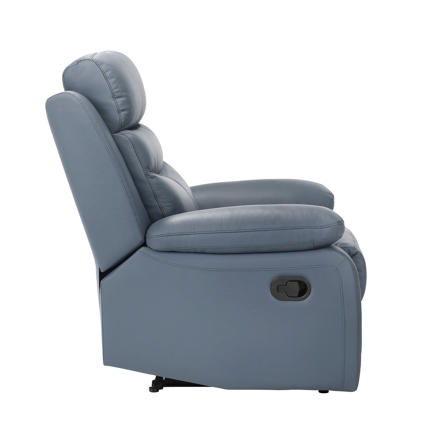 Homelegance Hancock Reclining Chair in Blue Fabric 9628BUE-1