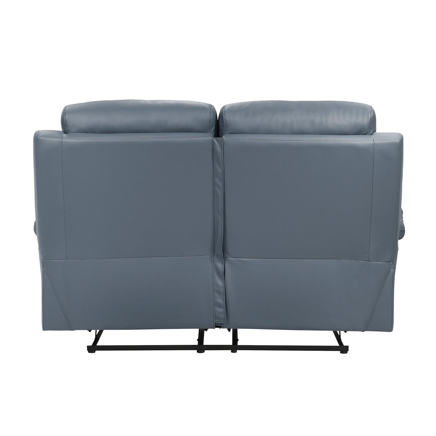 Homelegance Hancock Loveseat Reclining in Blue Fabric 9628BUE-2