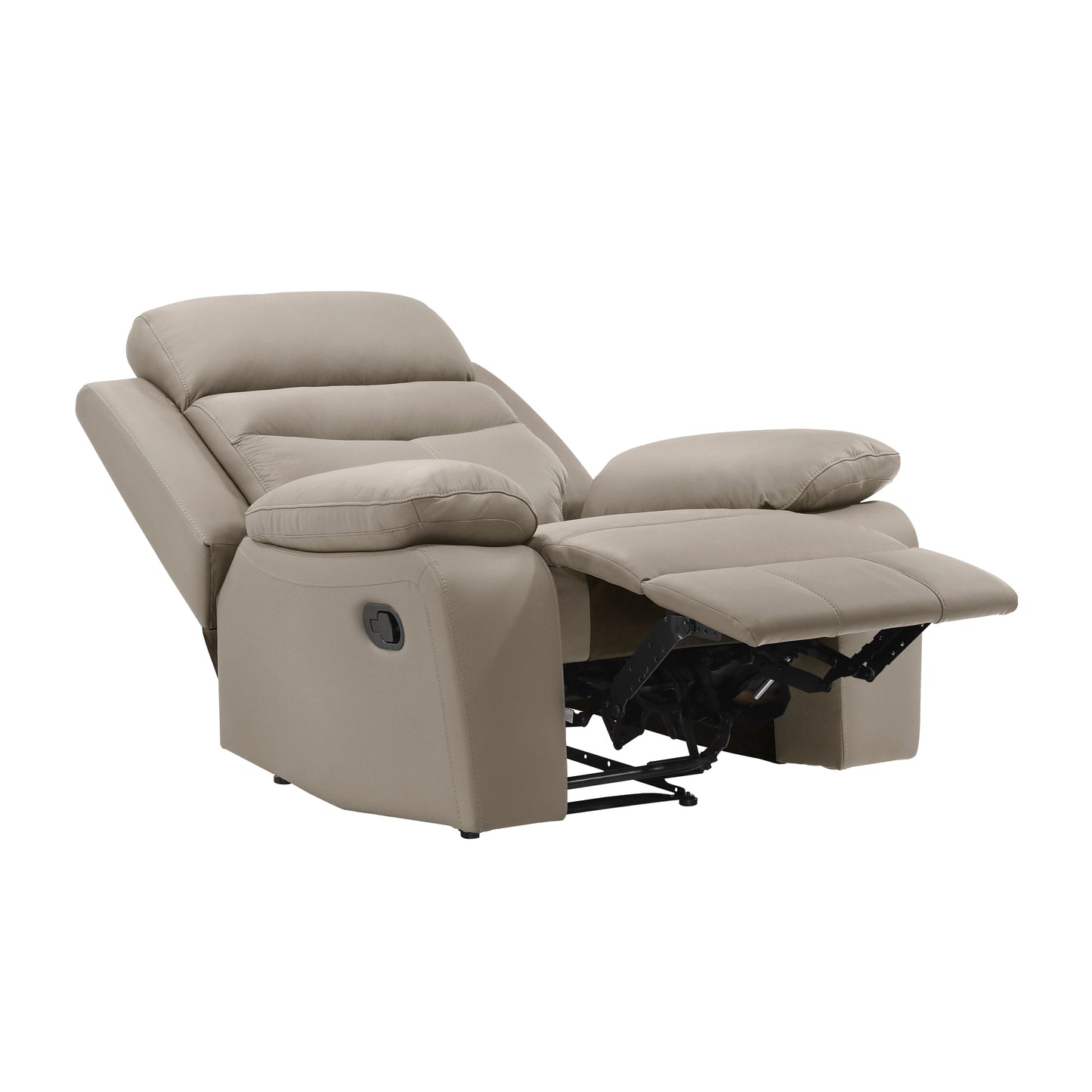 Homelegance Hancock Reclining Chair in Gray Fabric 9628LTE-1