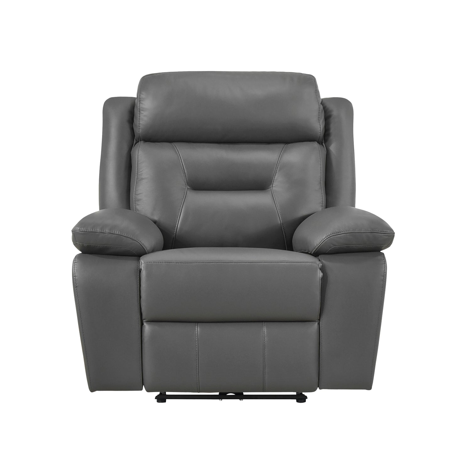 Homelegance Laconia Power Reclining Chair in Gray 9629DGY-1PW