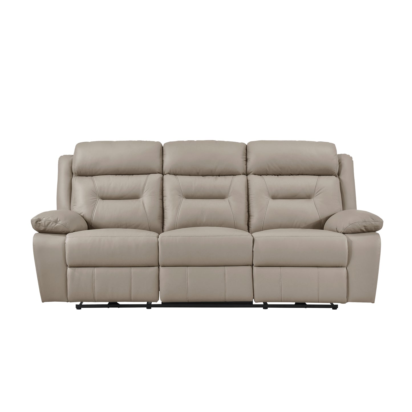 Homelegance Laconia Power Double Reclining Sectional Sofa in Luxurious Upholstery 9629LTE-3PW