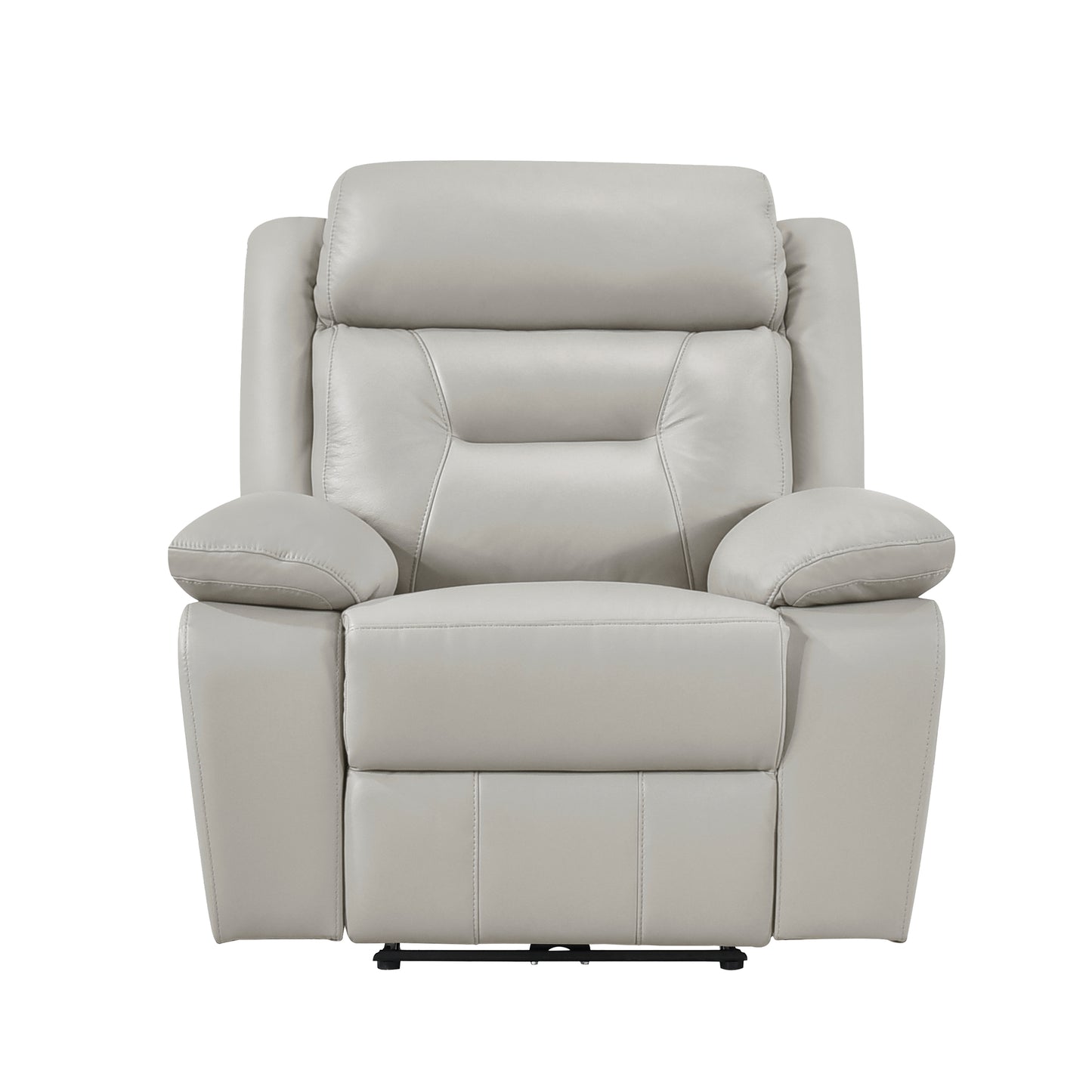 Homelegance Laconia Reclining Chair Power Recliner in Gray 9629SVE-1PW