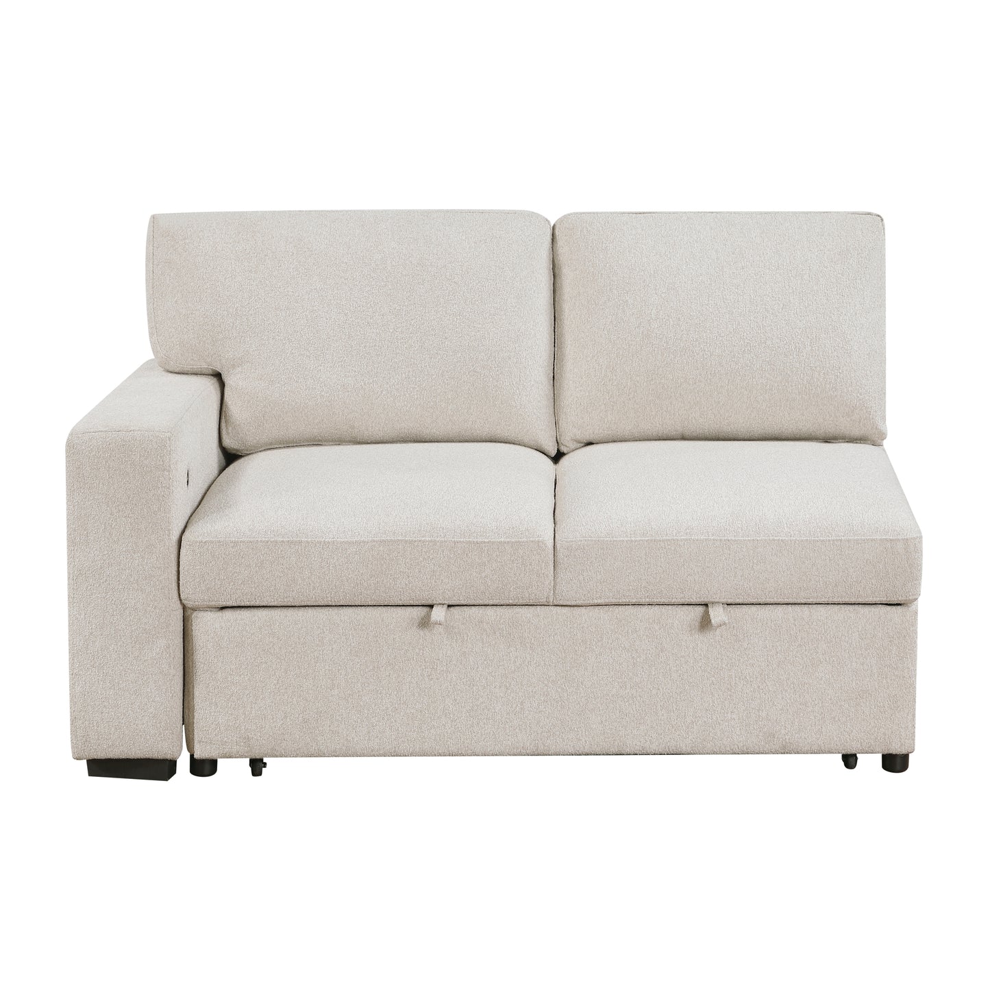 Homelegance Sectional Sofa in Beige 9630BE-42LRC