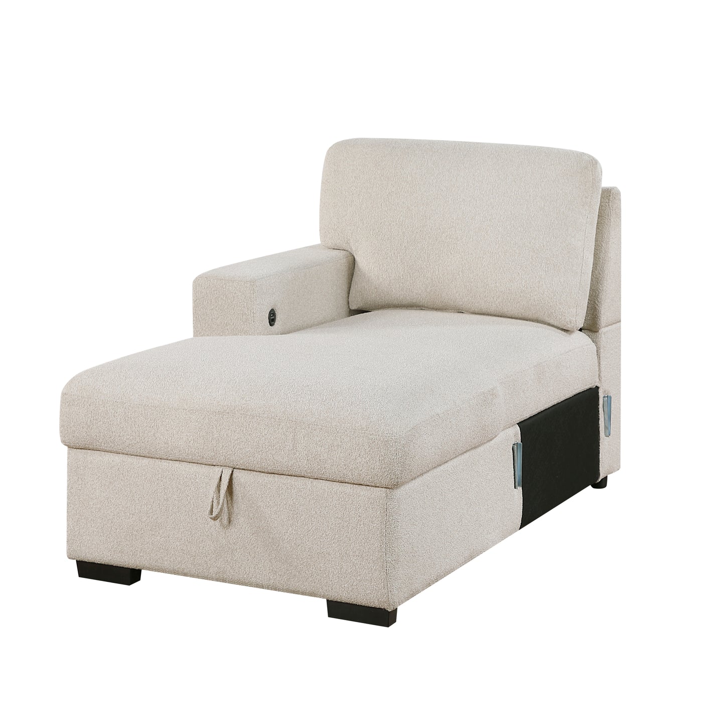 Homelegance Sectional Sofa in Beige 9630BE-3LC2R
